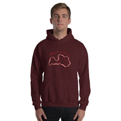 Mūsu zeme - unisex hoodie for Latvia's fans