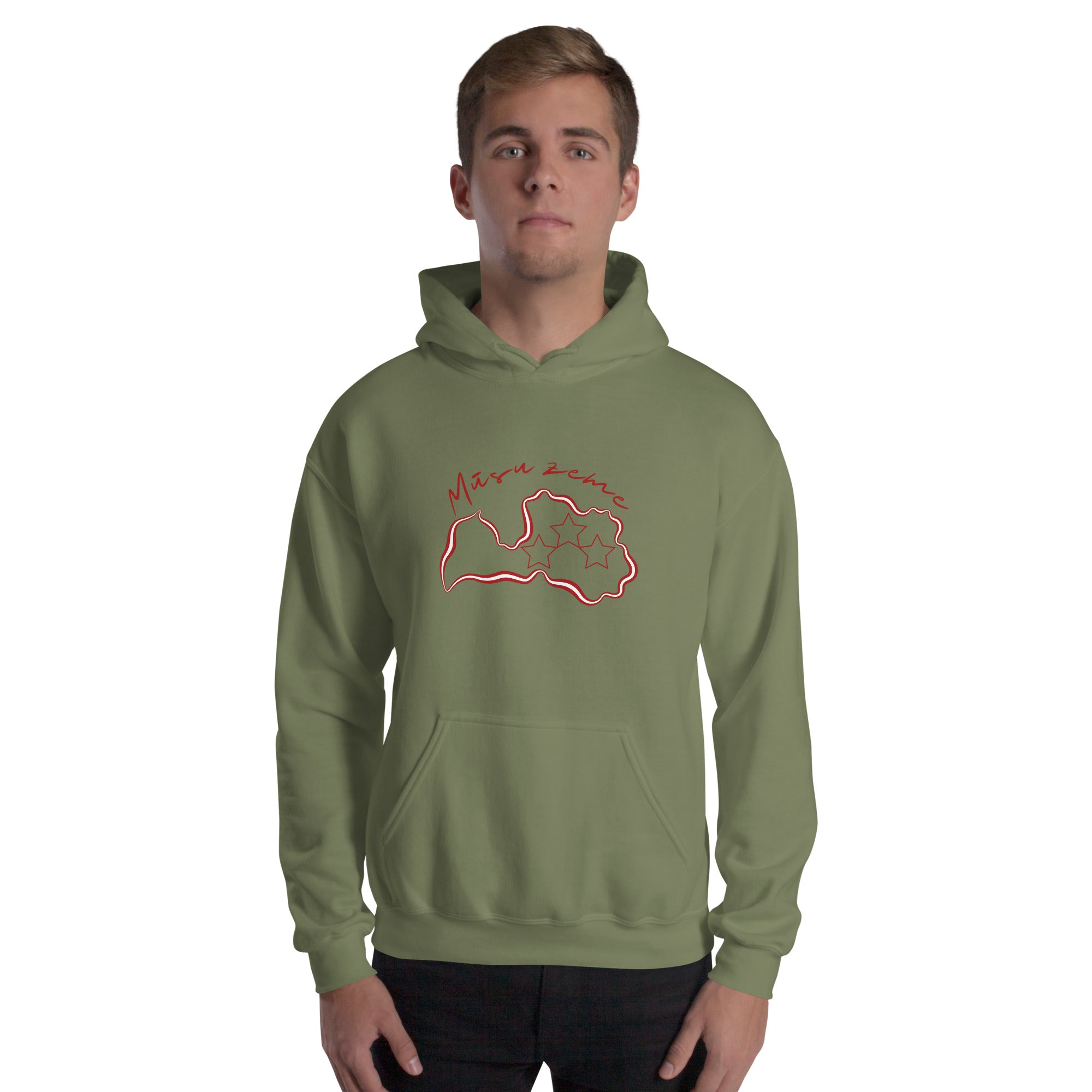 Mūsu zeme - unisex hoodie for Latvia's fans