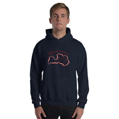Mūsu zeme - unisex hoodie for Latvia's fans