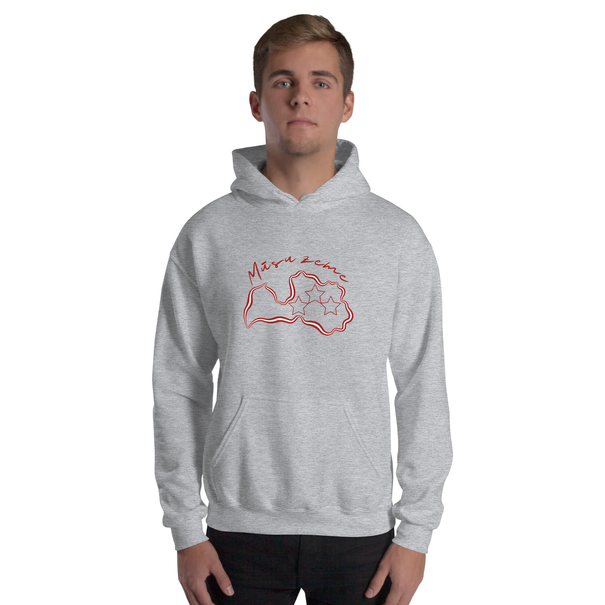 Mūsu zeme - unisex hoodie for Latvia's fans