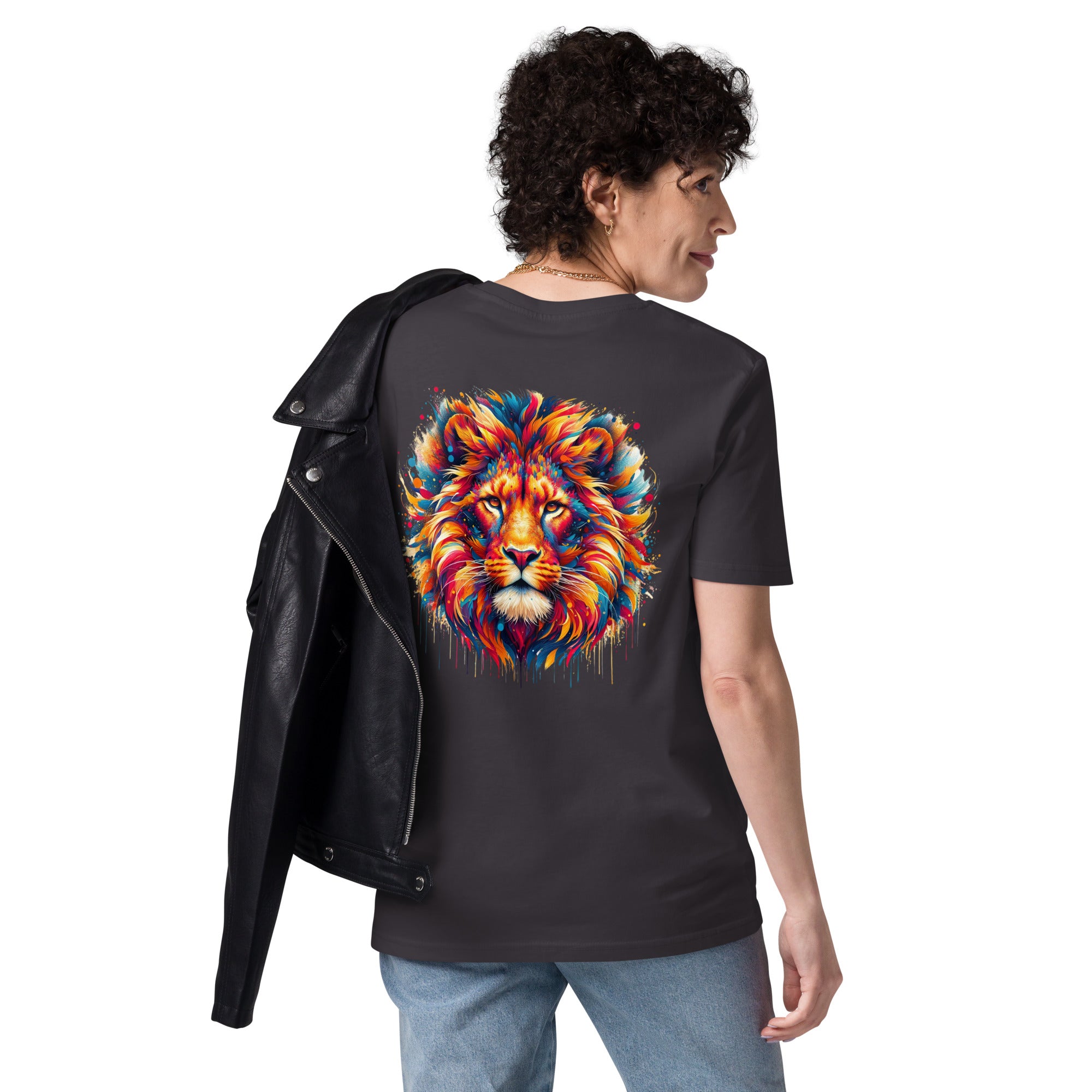 Enchanting Lion's Magic. Unisex organic cotton t-shirt