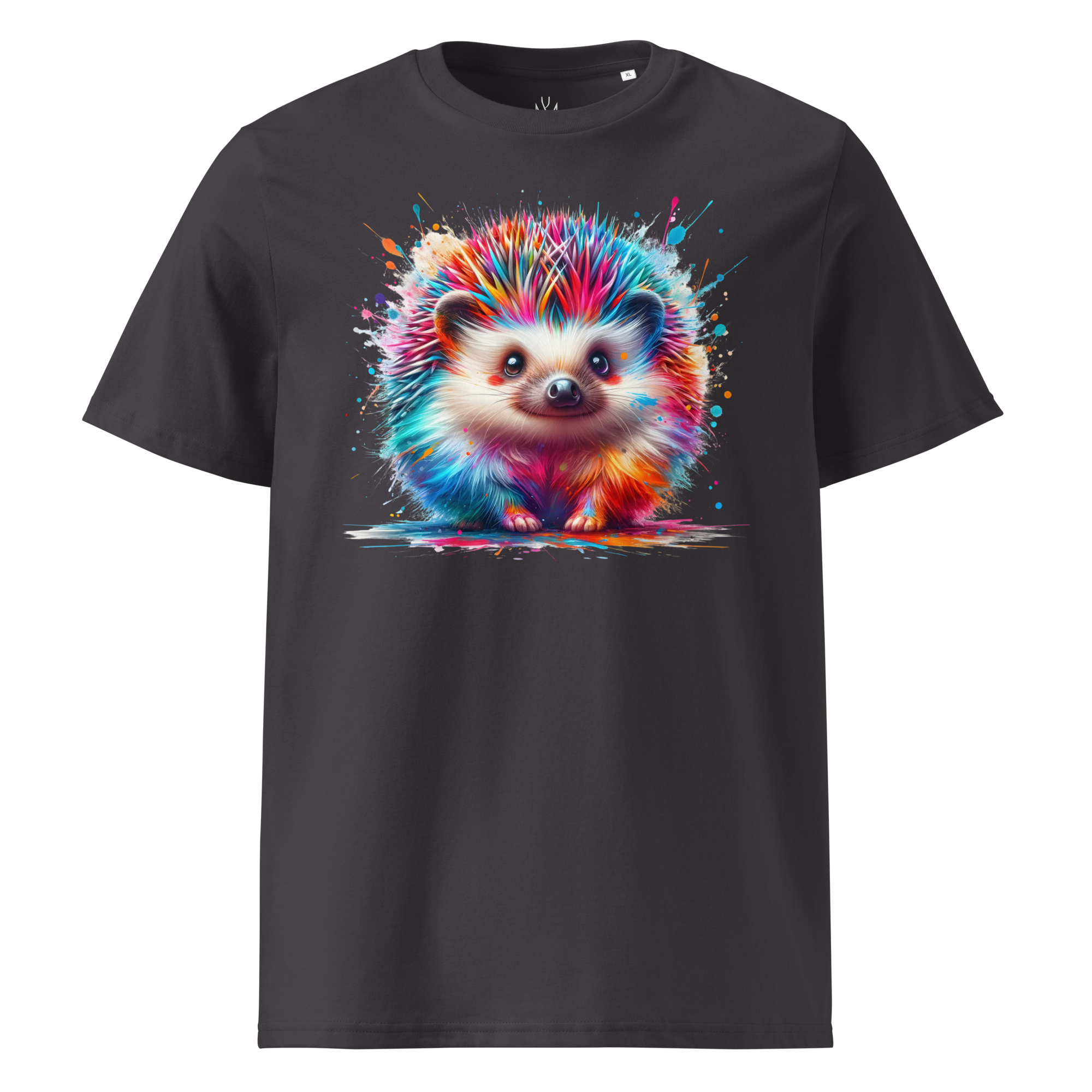 Colorful HEDGEHOG Unisex Organic Cotton T-Shirt