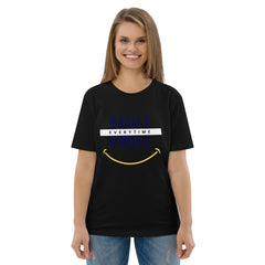 Smile everytime. Unisex organic cotton t-shirt