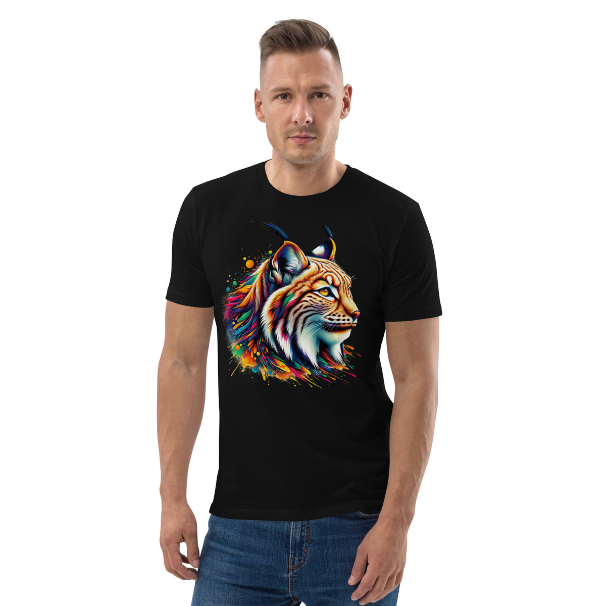 Apburošā Lūša maģija. Unisex organiskās kokvilnas T-krekls.