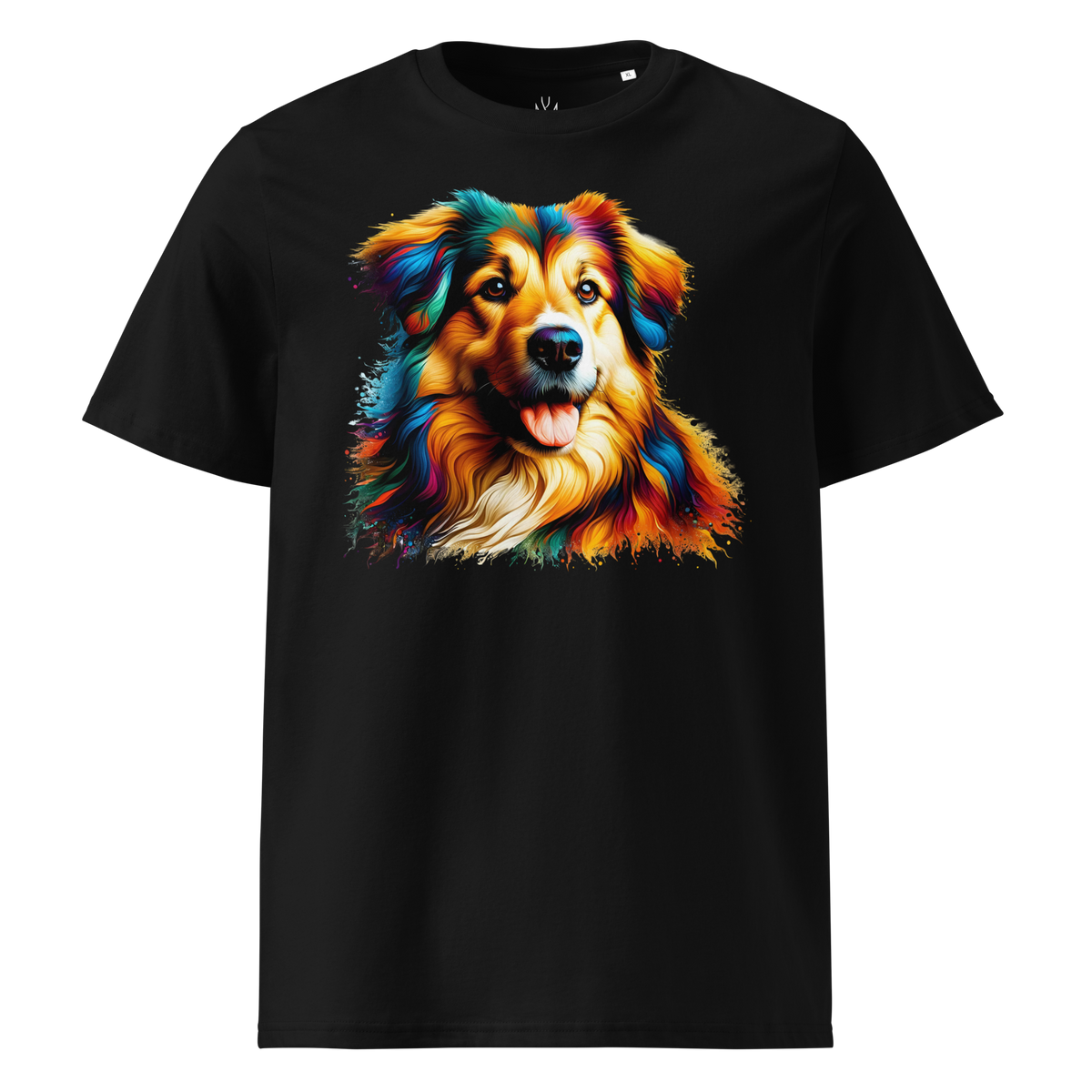 Colorful DOG unisex organic cotton t-shirt