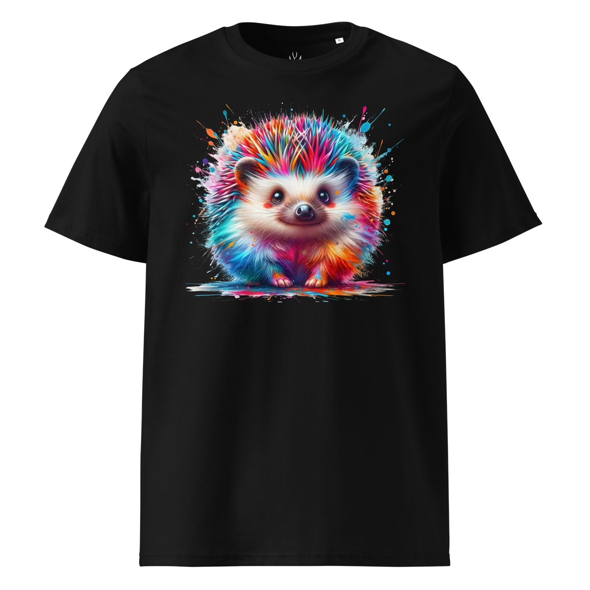 Colorful HEDGEHOG Unisex Organic Cotton T-Shirt