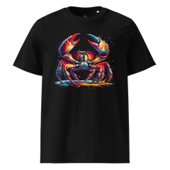 Colorful CRAB Unisex Organic Cotton T-Shirt
