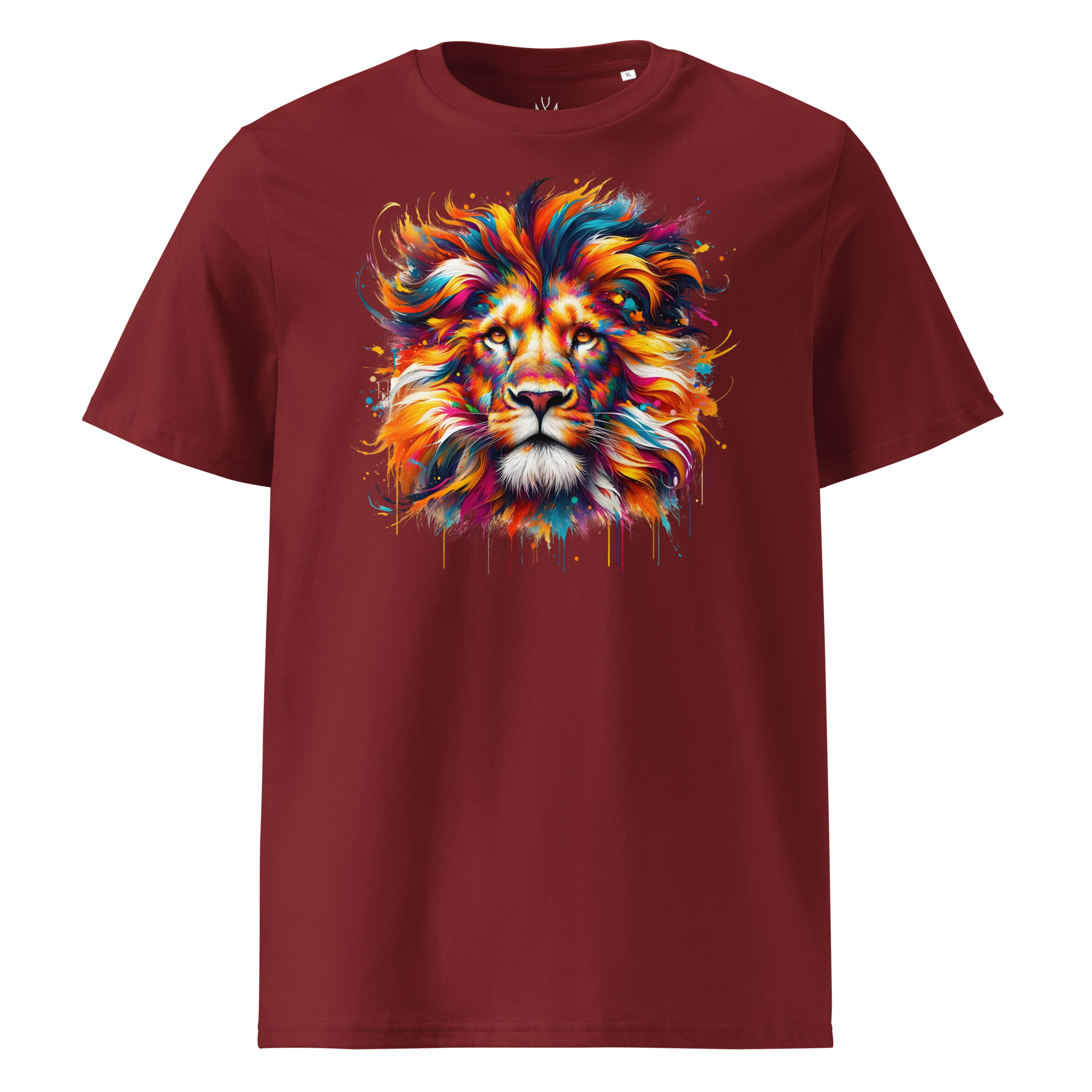 Colorful LION Unisex Organic Cotton T-Shirt