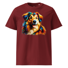 Colorful DOG unisex organic cotton t-shirt