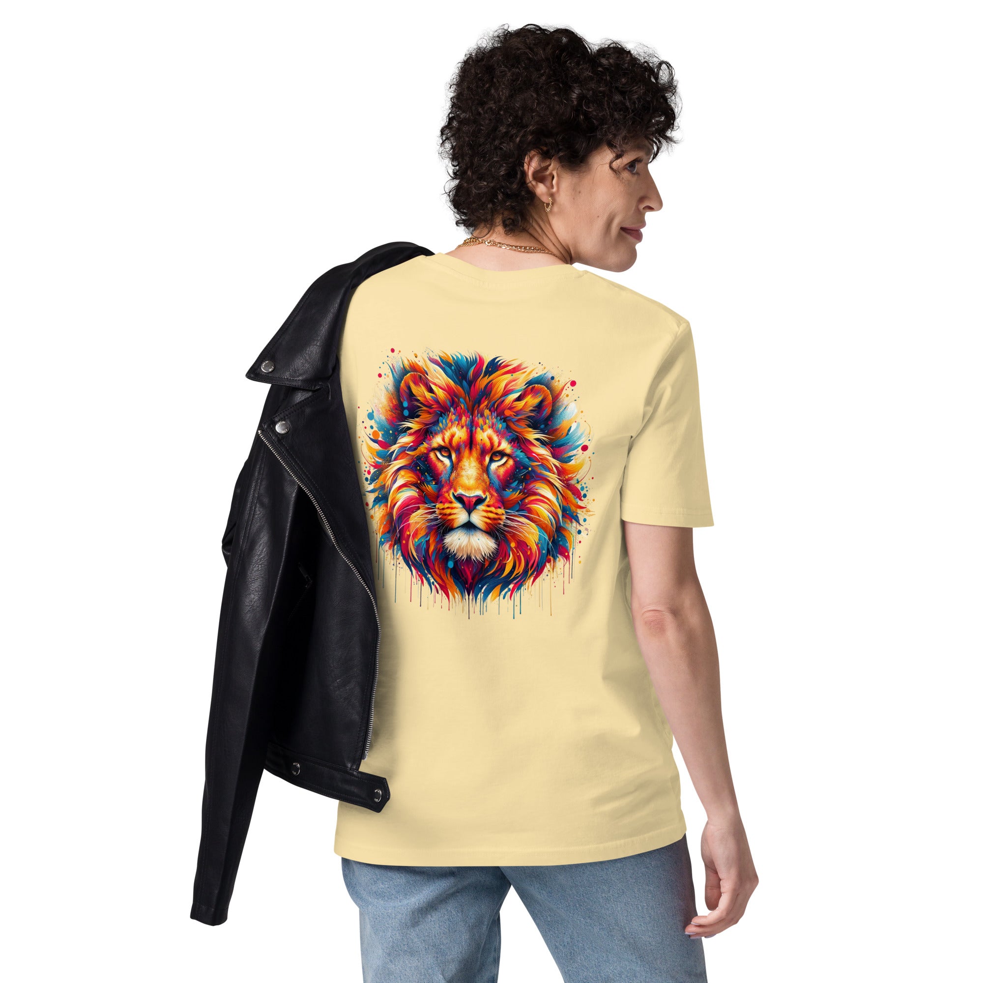 Enchanting Lion's Magic. Unisex organic cotton t-shirt