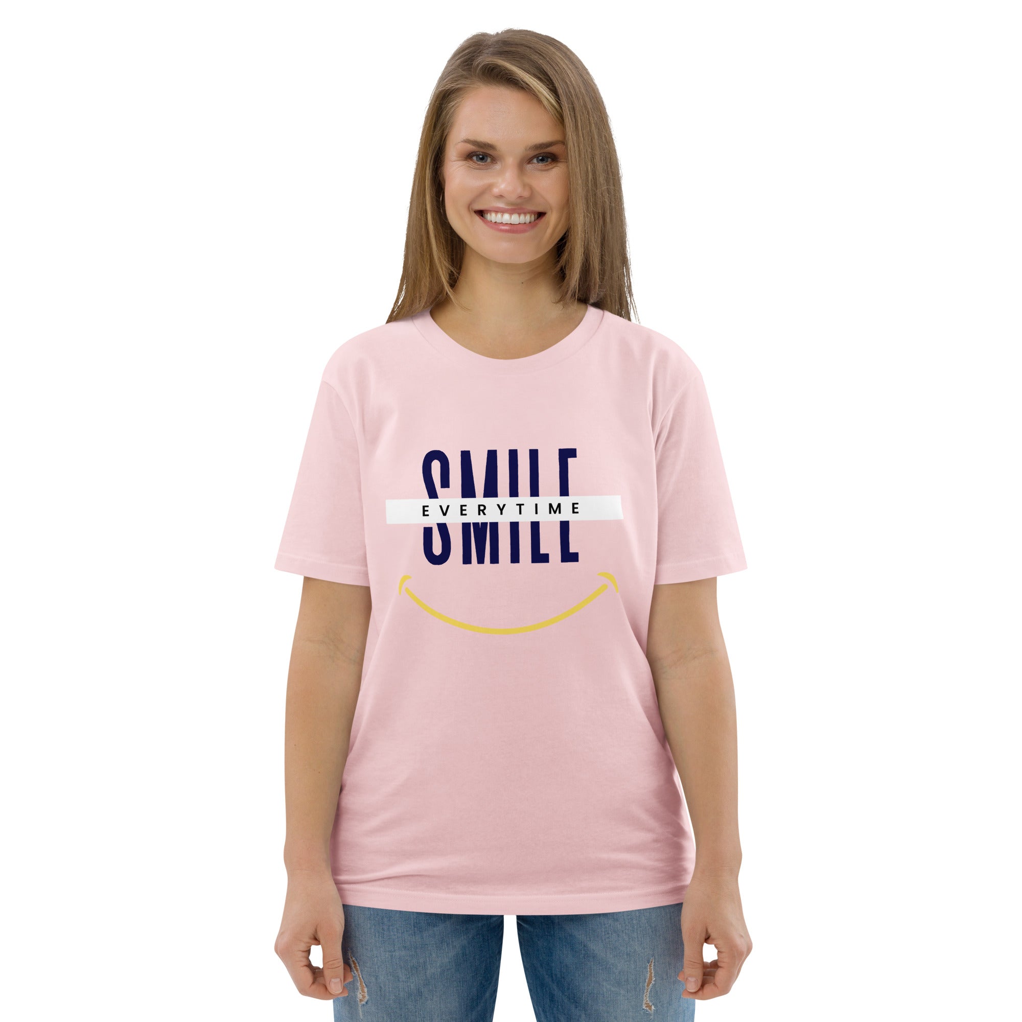 Smile everytime. Unisex organic cotton t-shirt