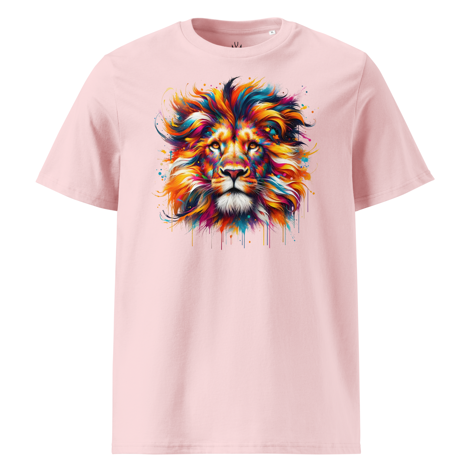Colorful LION Unisex Organic Cotton T-Shirt