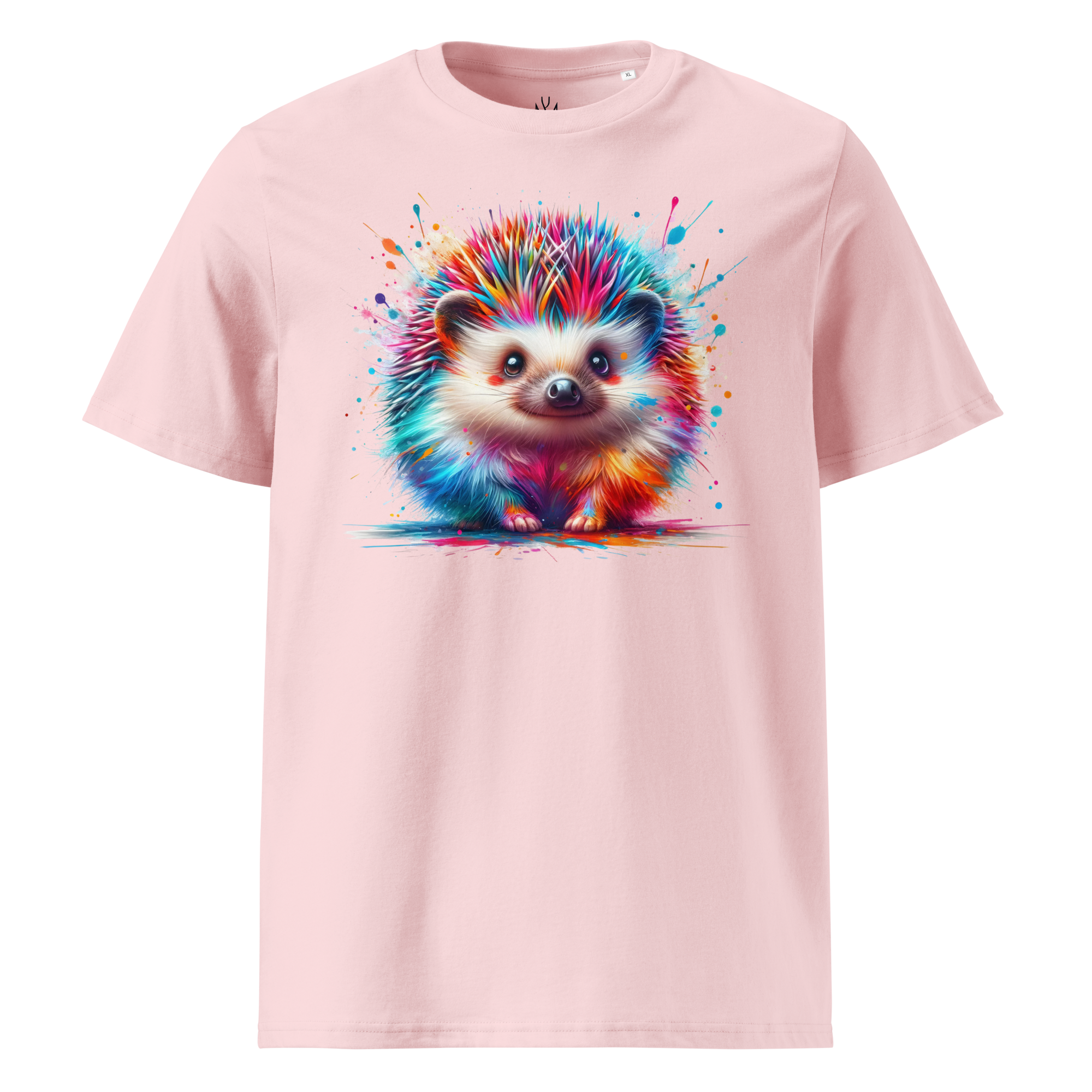 Colorful HEDGEHOG Unisex Organic Cotton T-Shirt