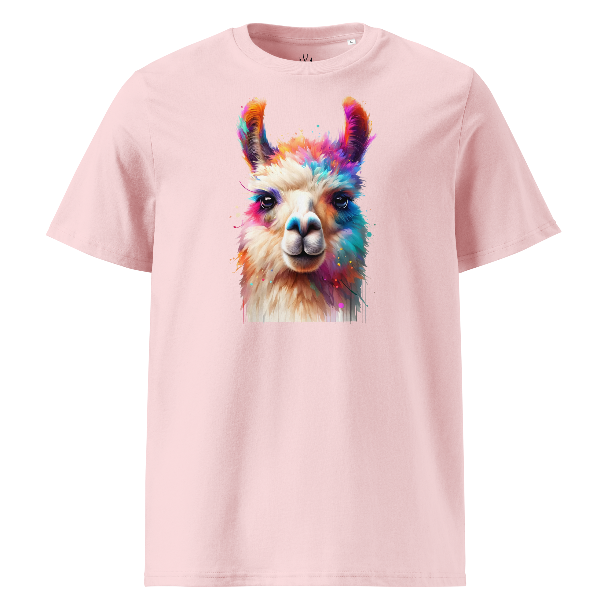 Colorful LAMA Unisex Organic Cotton T-Shirt