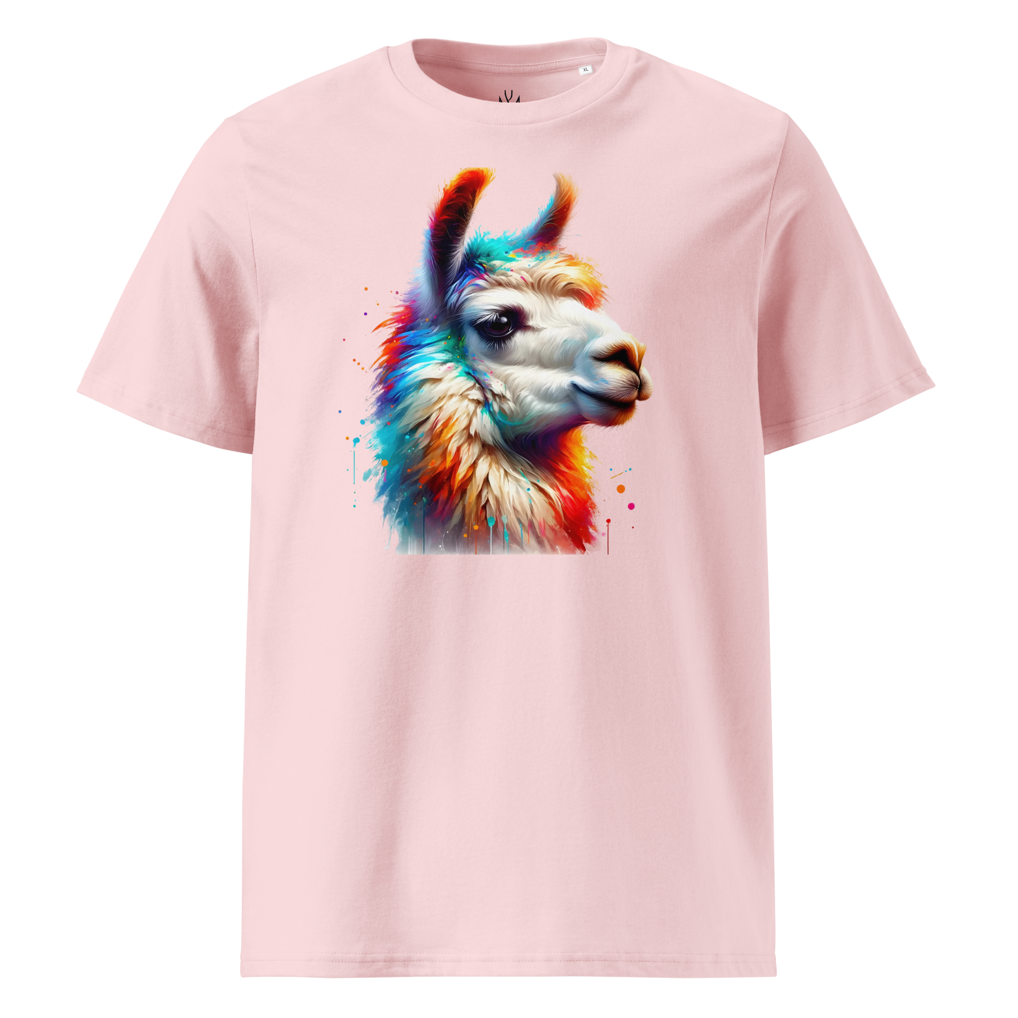 Colorful LAMA Unisex Organic Cotton T-Shirt
