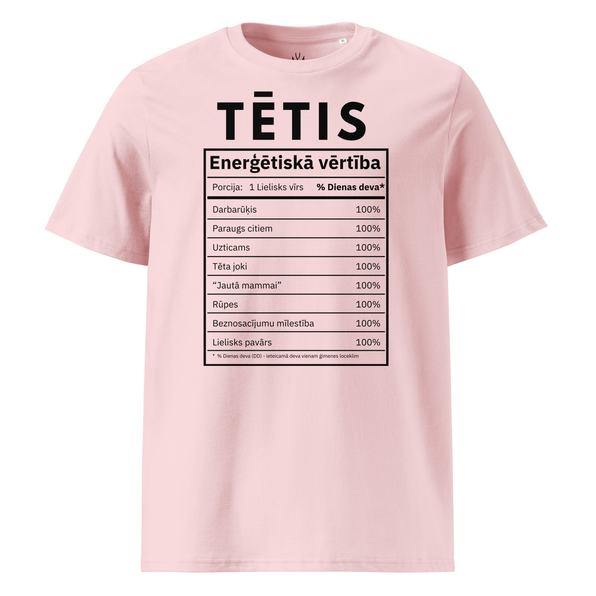 100% tētis - organiskās kokvilnas t-krekls