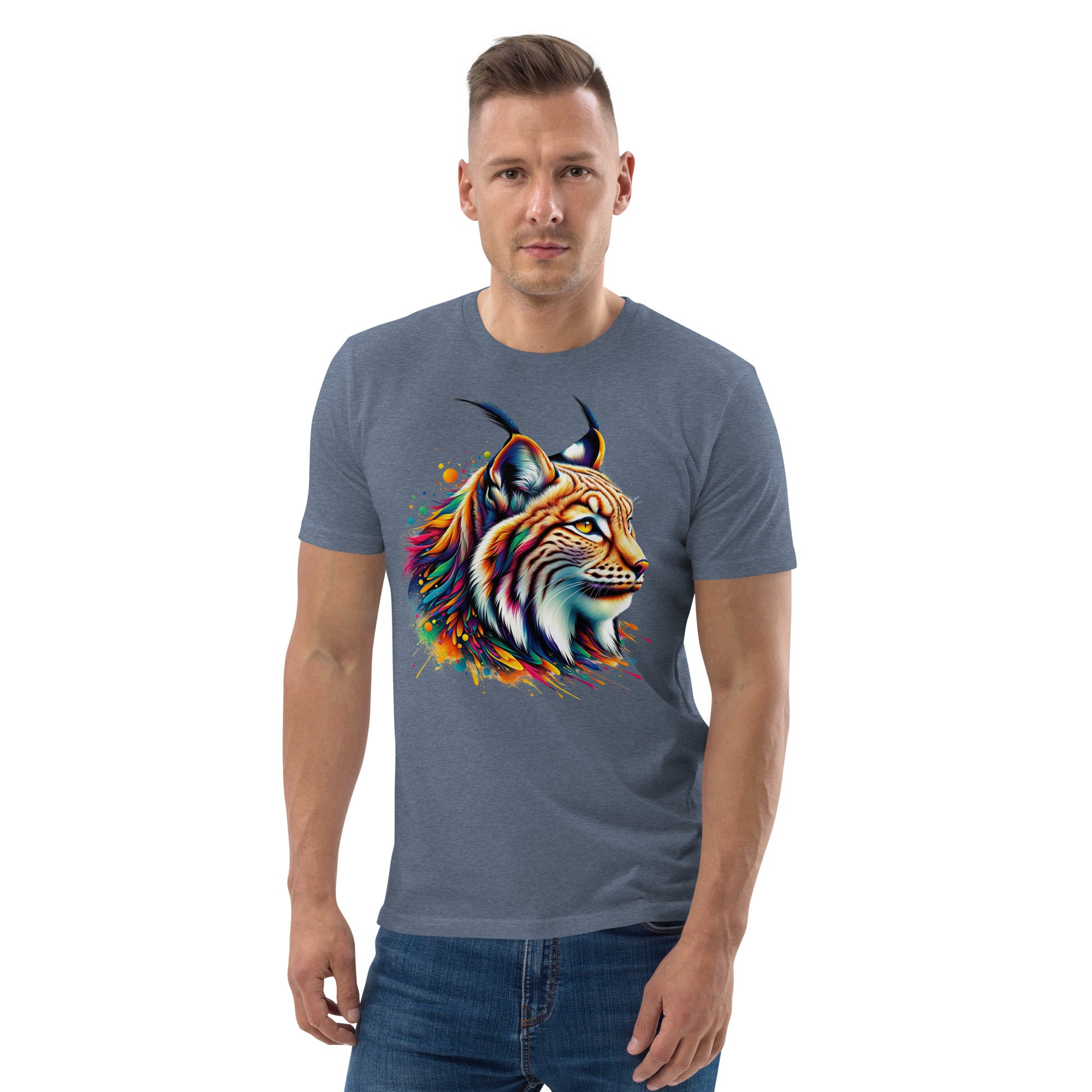 Apburošā Lūša maģija. Unisex organiskās kokvilnas T-krekls.