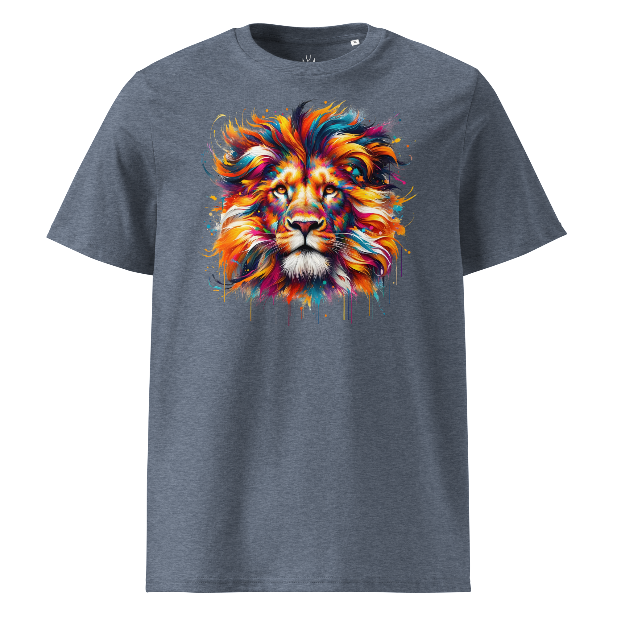Colorful LION Unisex Organic Cotton T-Shirt