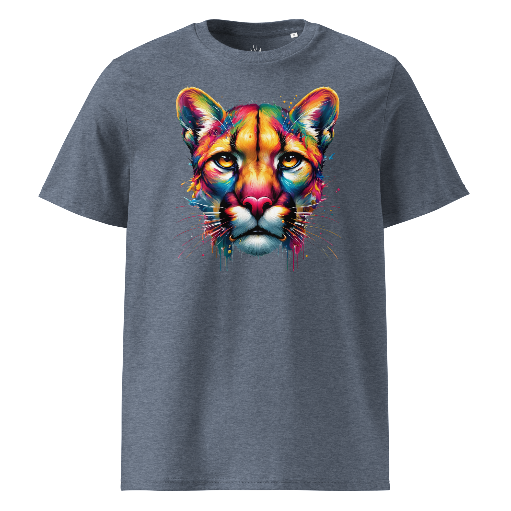  Krāsaina PUMA. Unisex Organiskās Kokvilnas T-Krekls