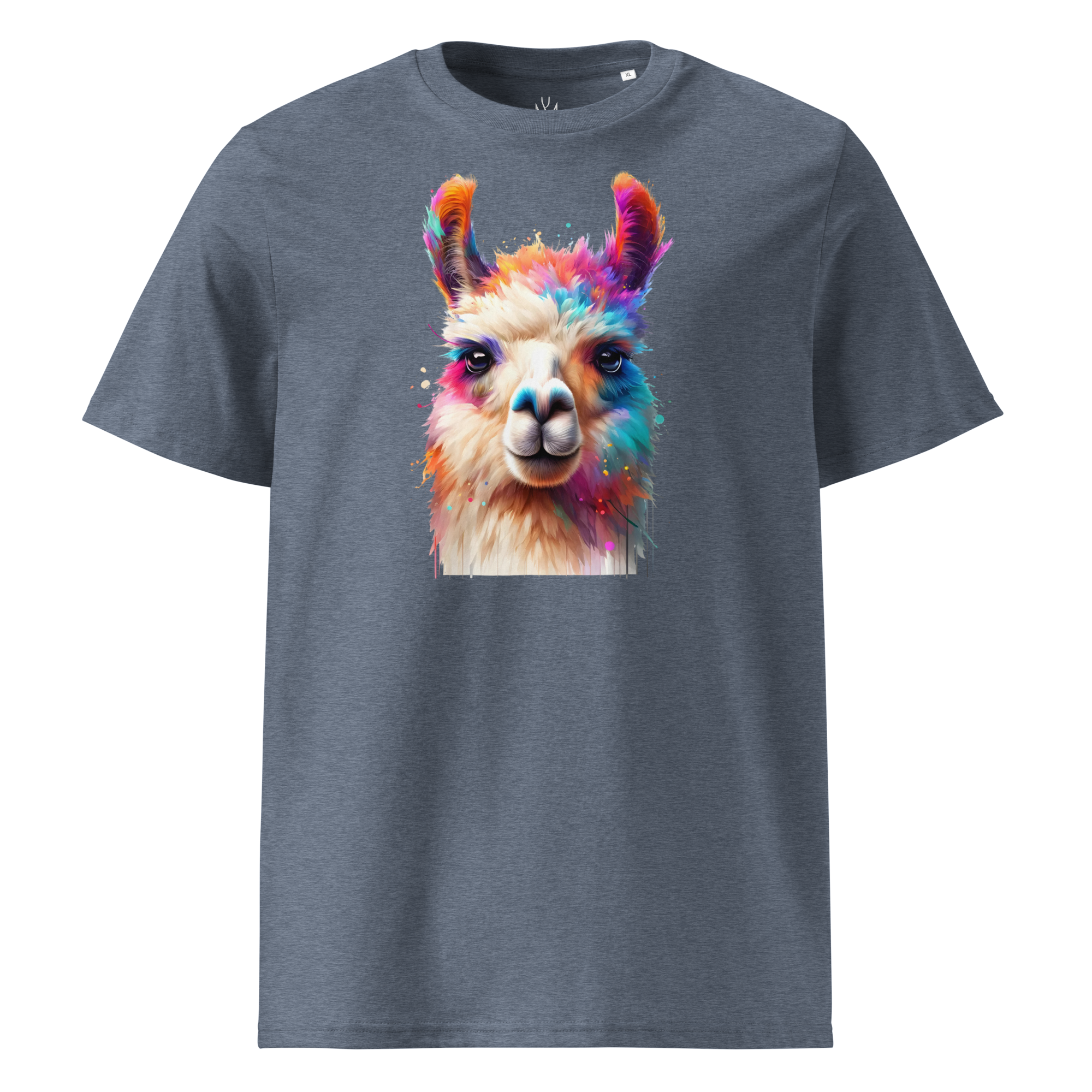 Colorful LAMA Unisex Organic Cotton T-Shirt