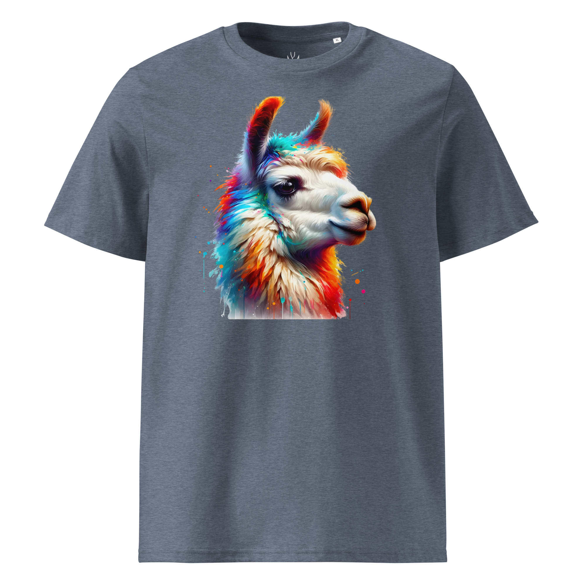 Colorful LAMA Unisex Organic Cotton T-Shirt