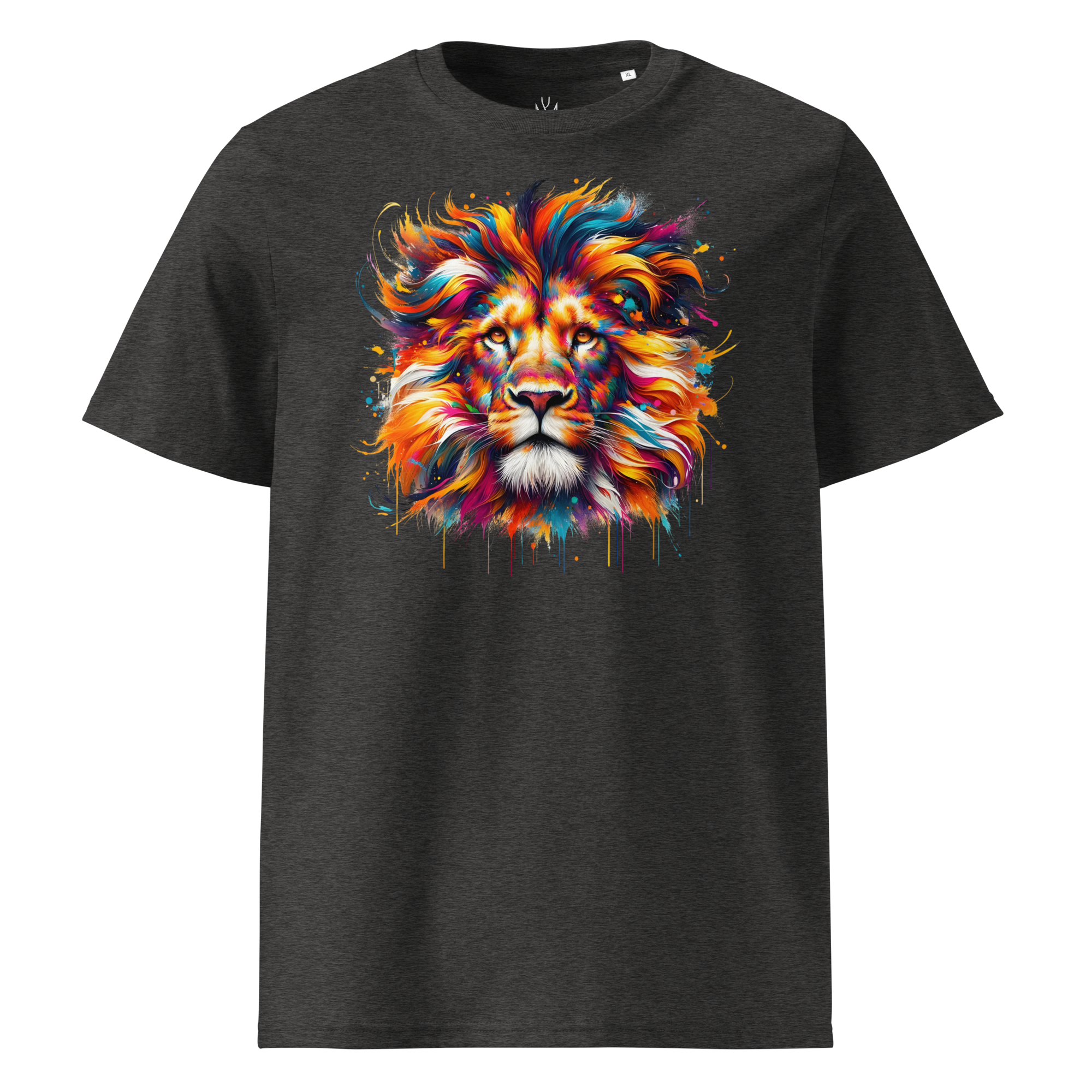 Colorful LION Unisex Organic Cotton T-Shirt
