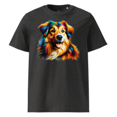 Colorful DOG unisex organic cotton t-shirt