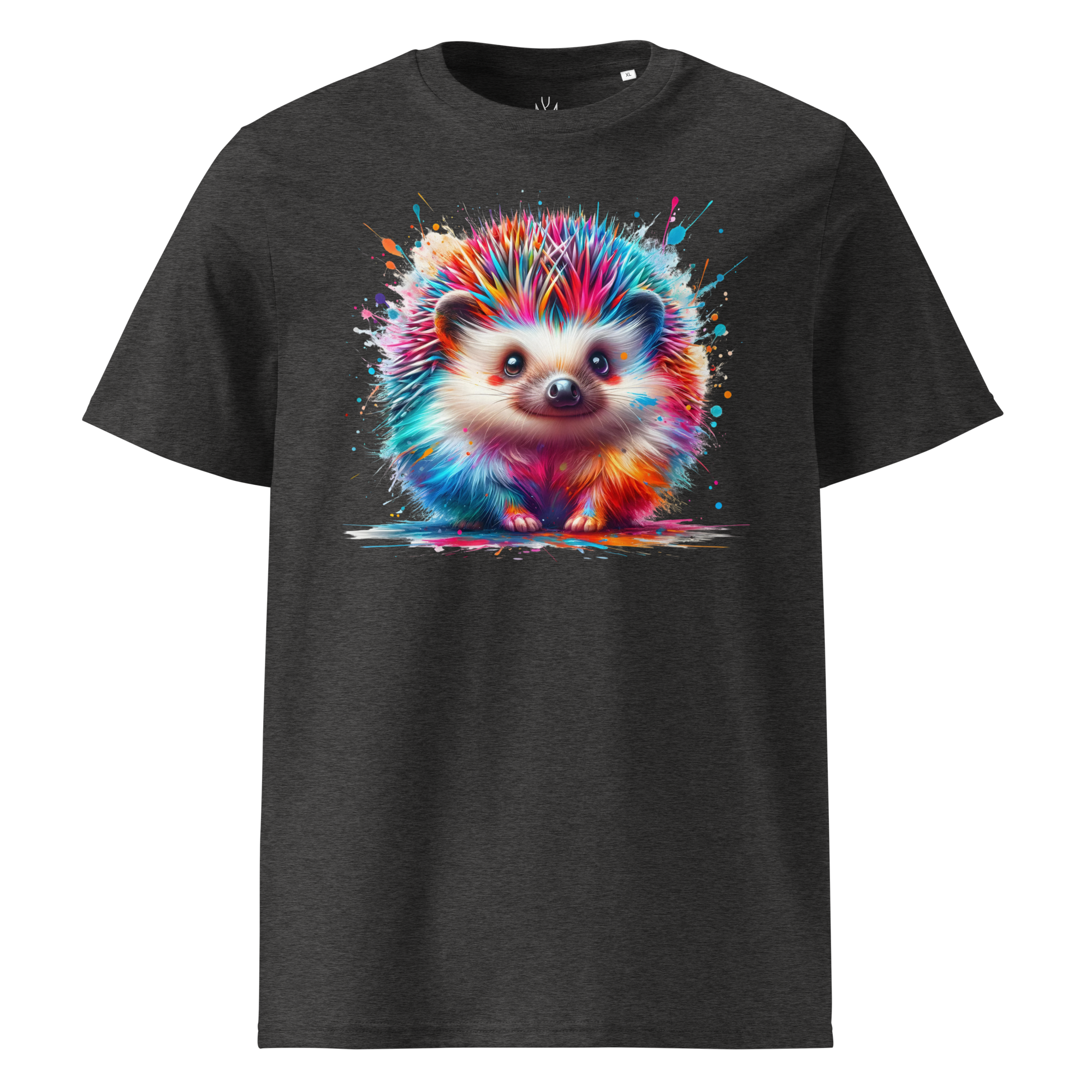 Colorful HEDGEHOG Unisex Organic Cotton T-Shirt