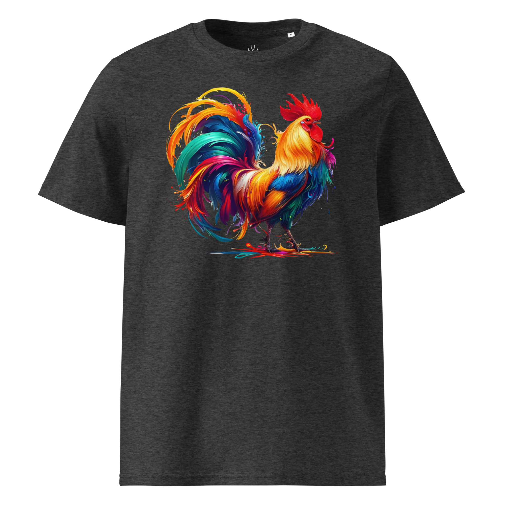 Colorful ROOSTER Unisex Organic Cotton T-Shirt