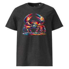 Colorful CRAB Unisex Organic Cotton T-Shirt