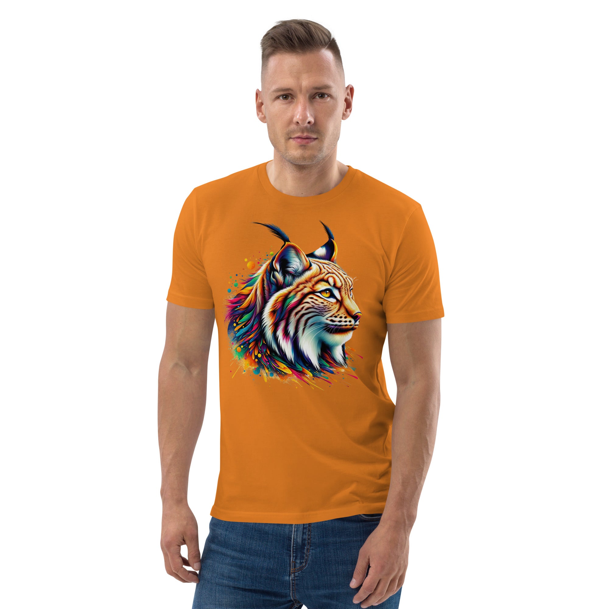 Apburošā Lūša maģija. Unisex organiskās kokvilnas T-krekls.