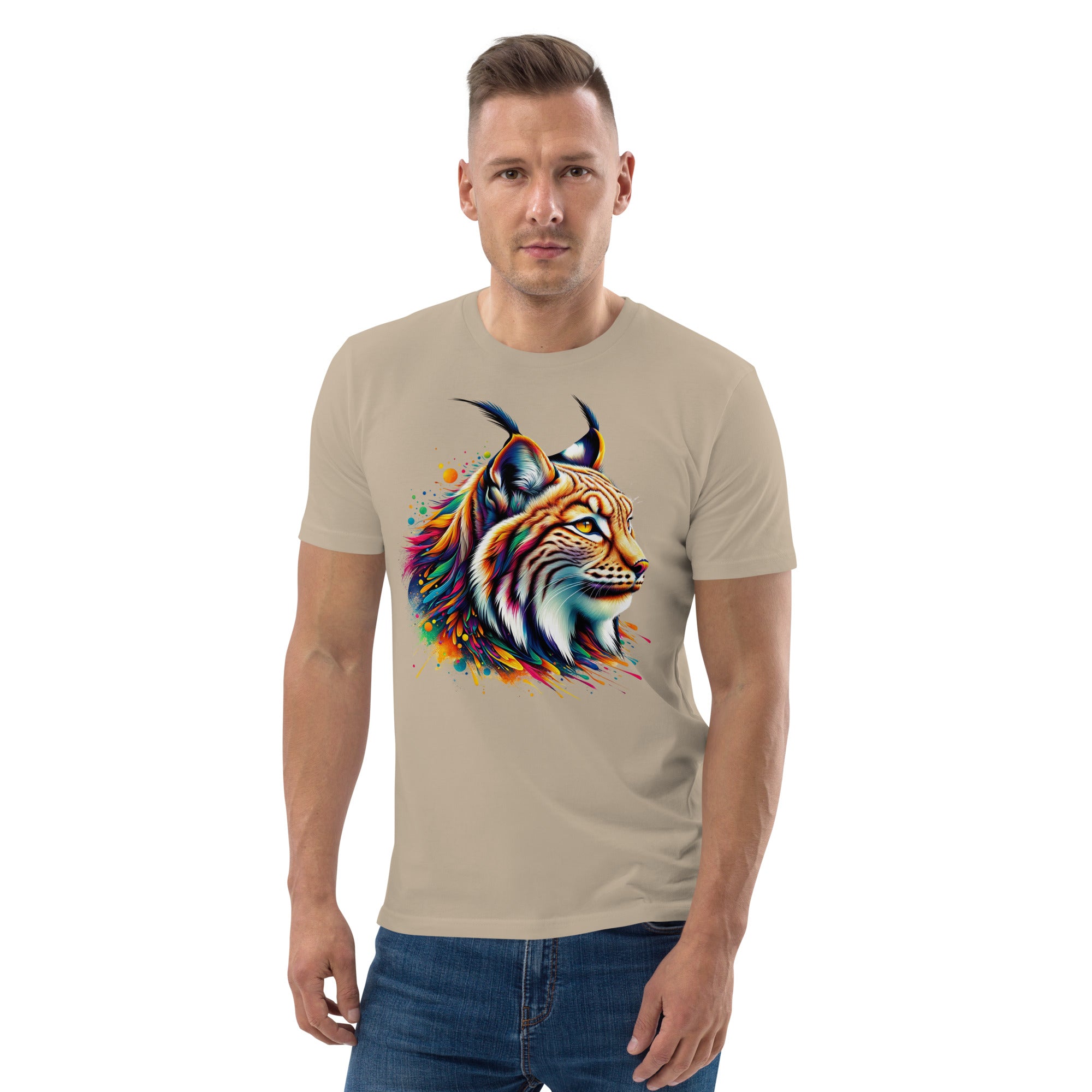 Apburošā Lūša maģija. Unisex organiskās kokvilnas T-krekls.
