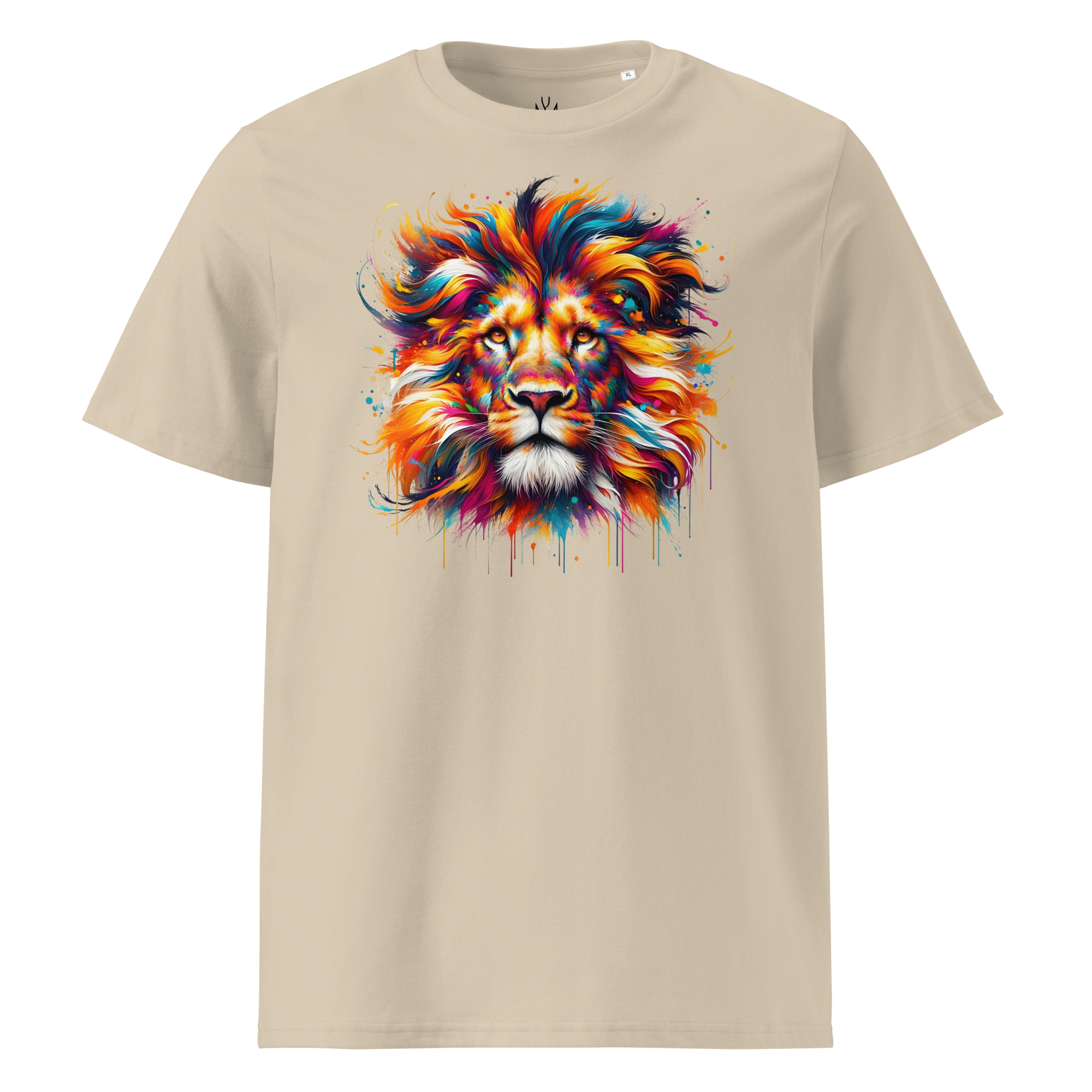 Colorful LION Unisex Organic Cotton T-Shirt