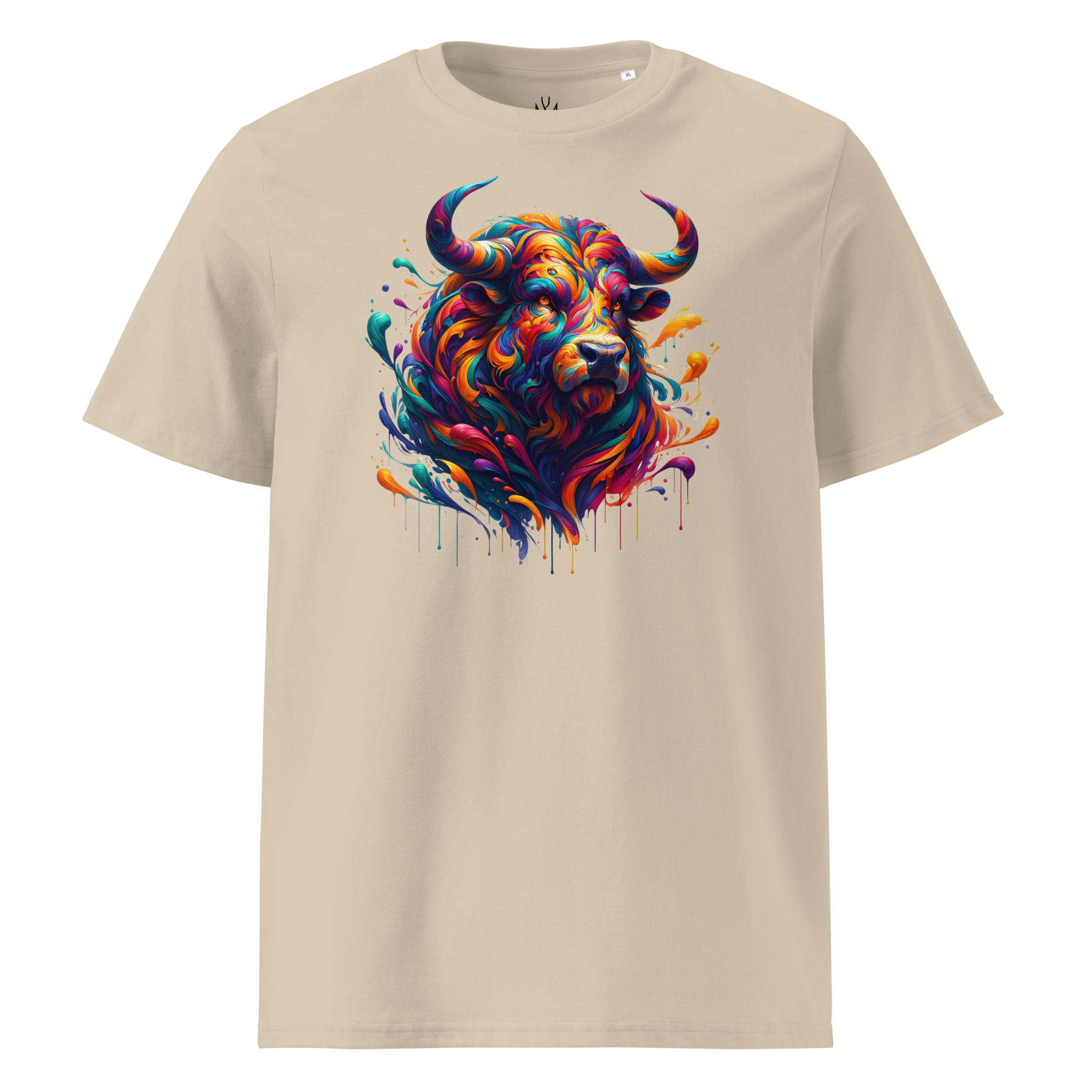 Krāsainais VĒRSIS. Unisex organiskās kokvilnas t-krekls