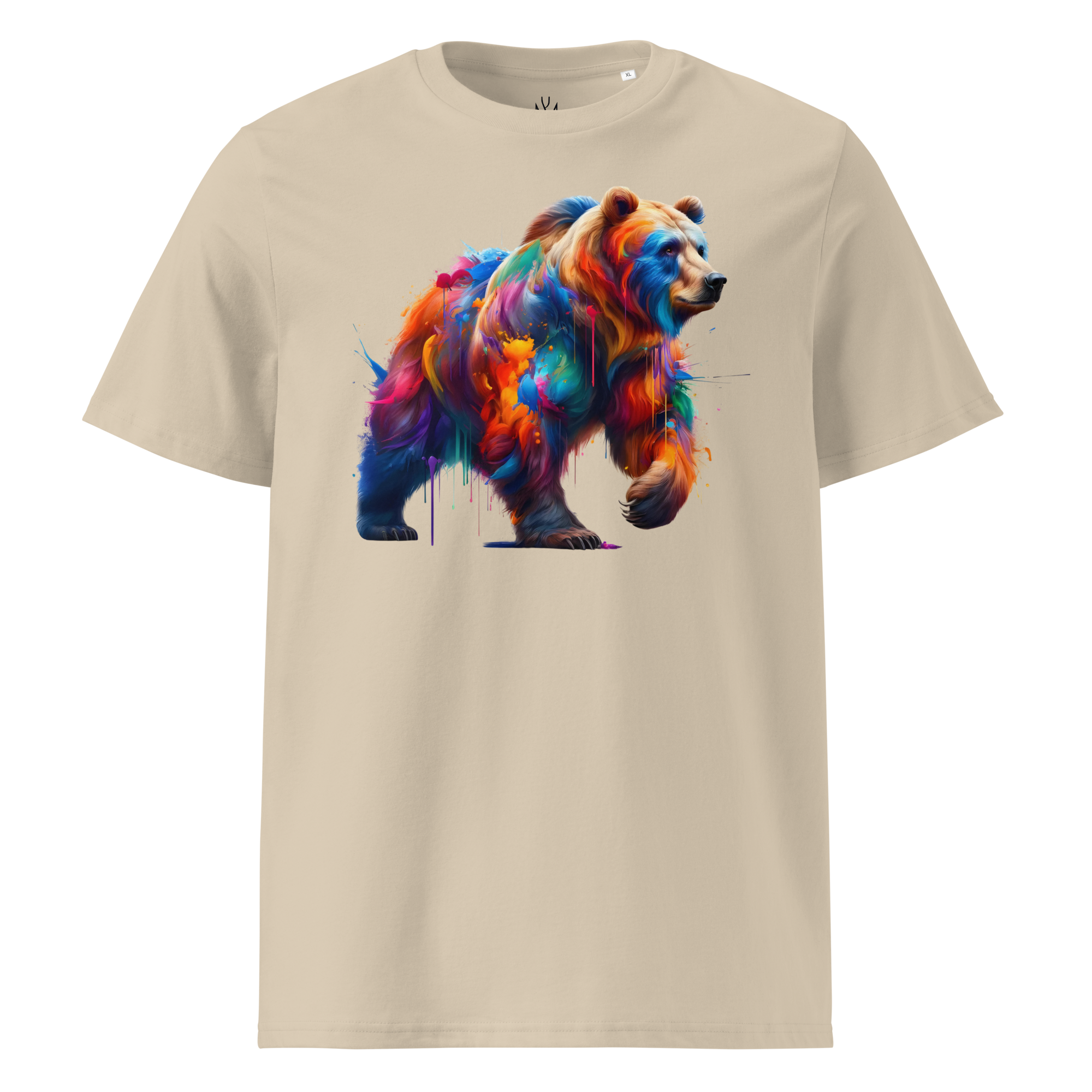 Krāsainais LĀCIS. Unisex organiskās kokvilnas t-krekls