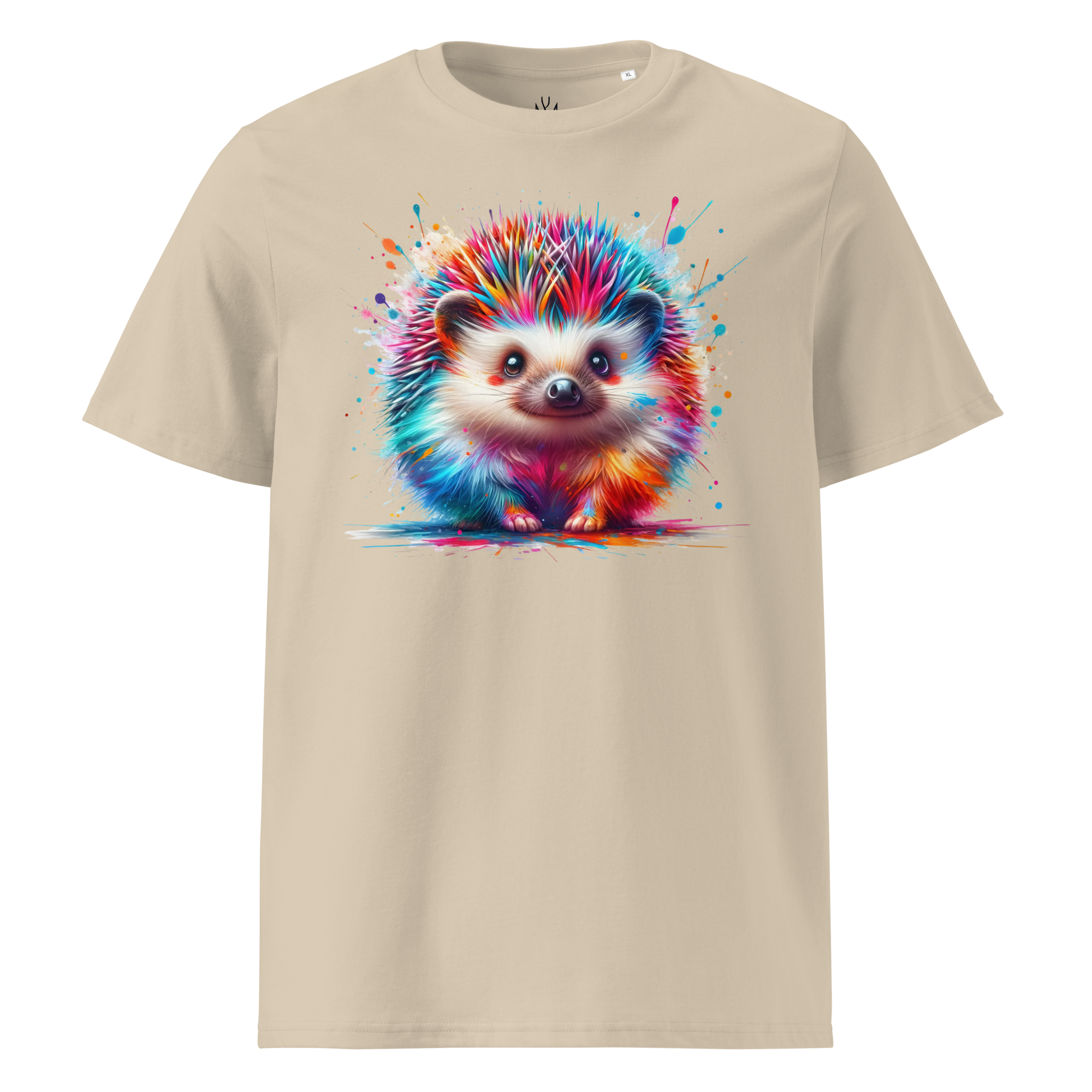 Colorful HEDGEHOG Unisex Organic Cotton T-Shirt