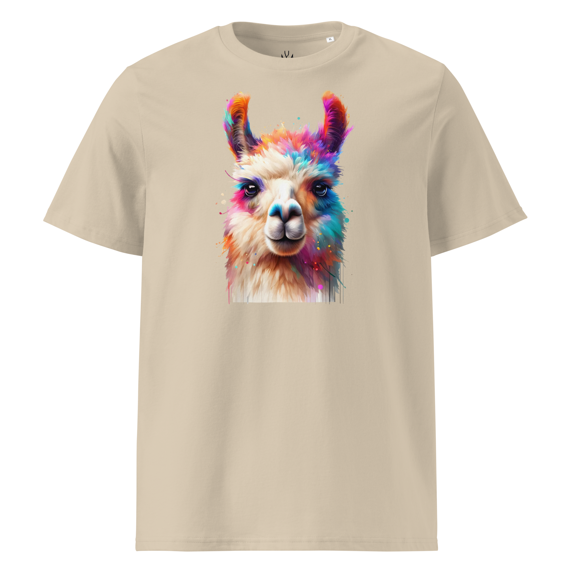 Colorful LAMA Unisex Organic Cotton T-Shirt