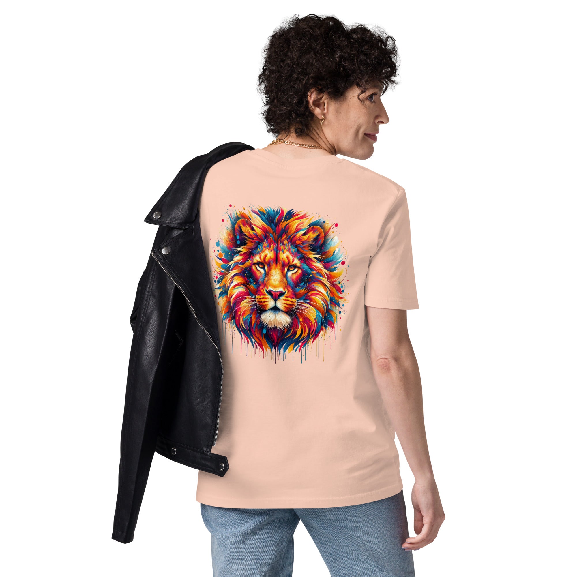 Enchanting Lion's Magic. Unisex organic cotton t-shirt
