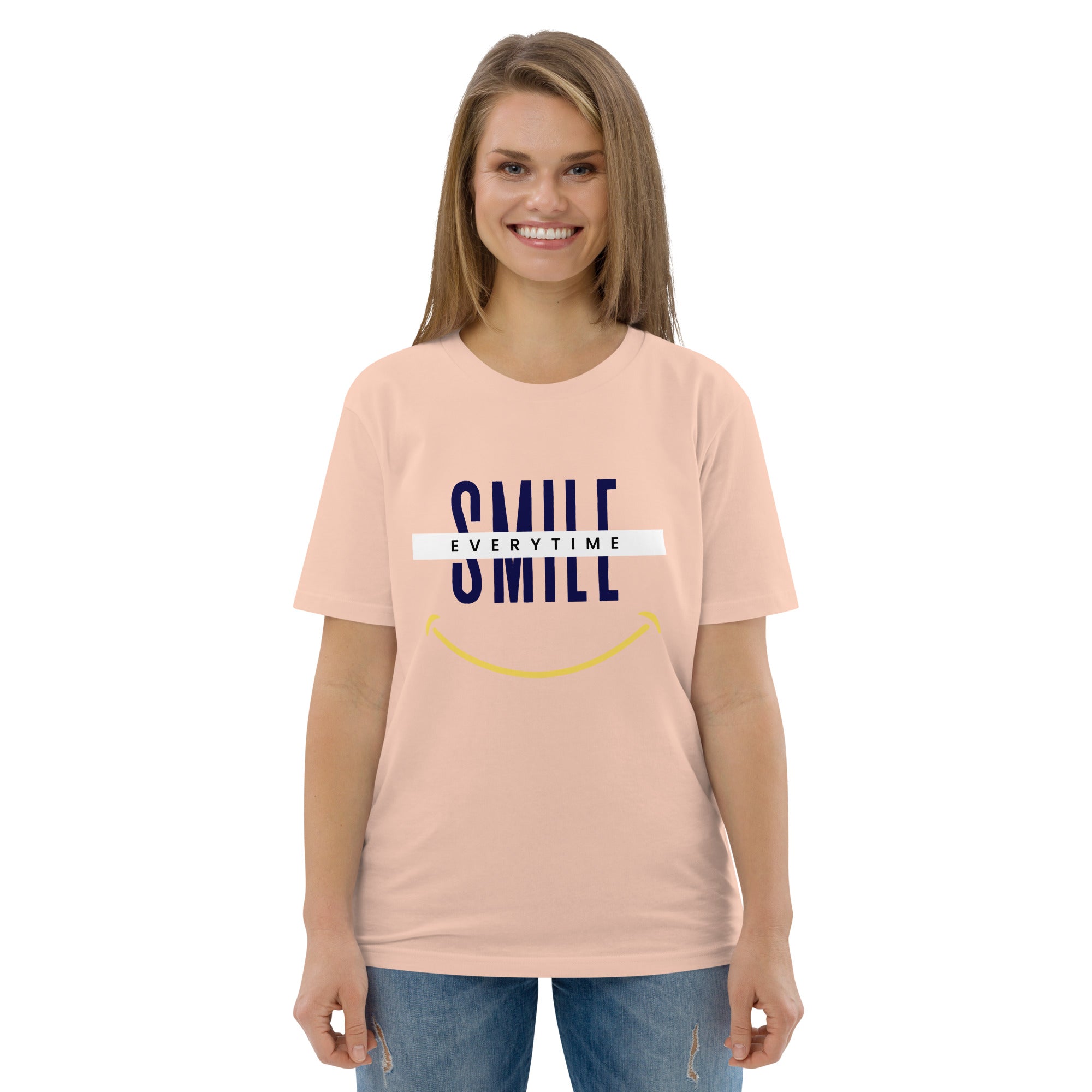 Smile everytime. Unisex organic cotton t-shirt