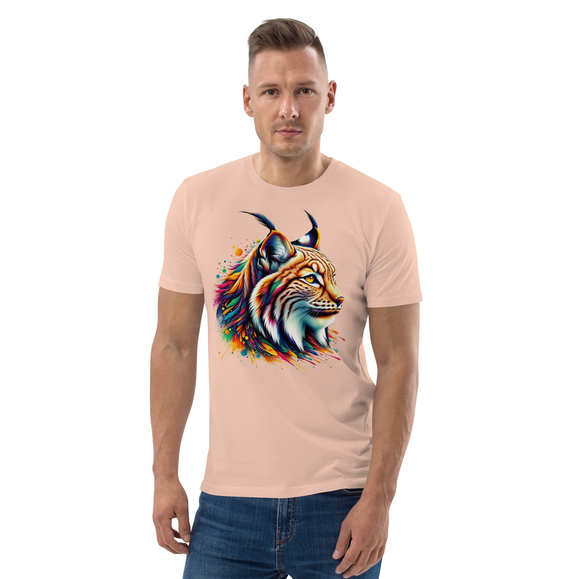 Apburošā Lūša maģija. Unisex organiskās kokvilnas T-krekls.
