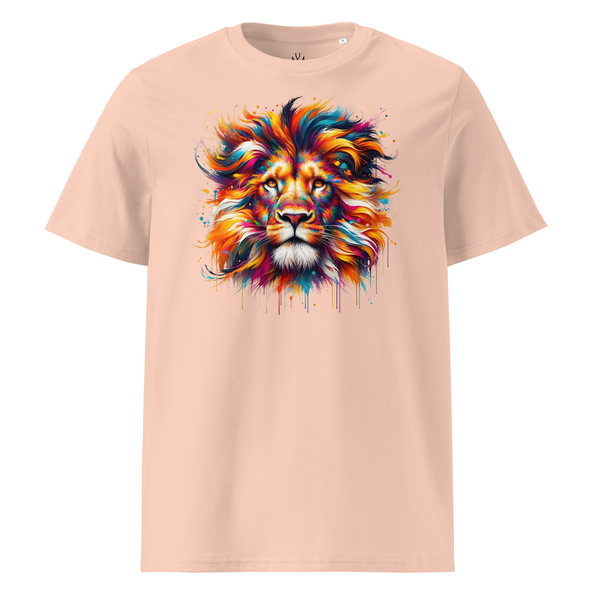 Colorful LION Unisex Organic Cotton T-Shirt