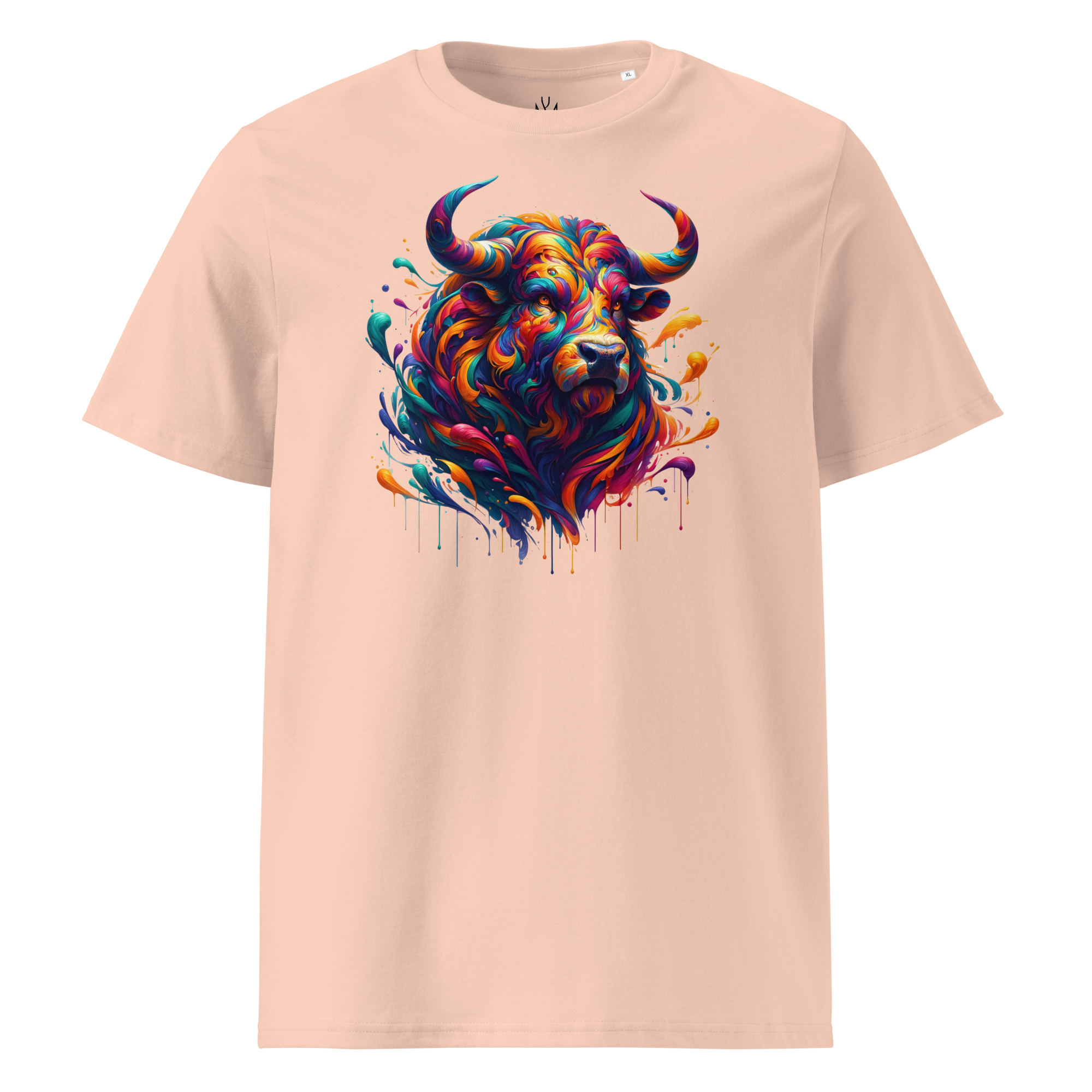 Krāsainais VĒRSIS. Unisex organiskās kokvilnas t-krekls