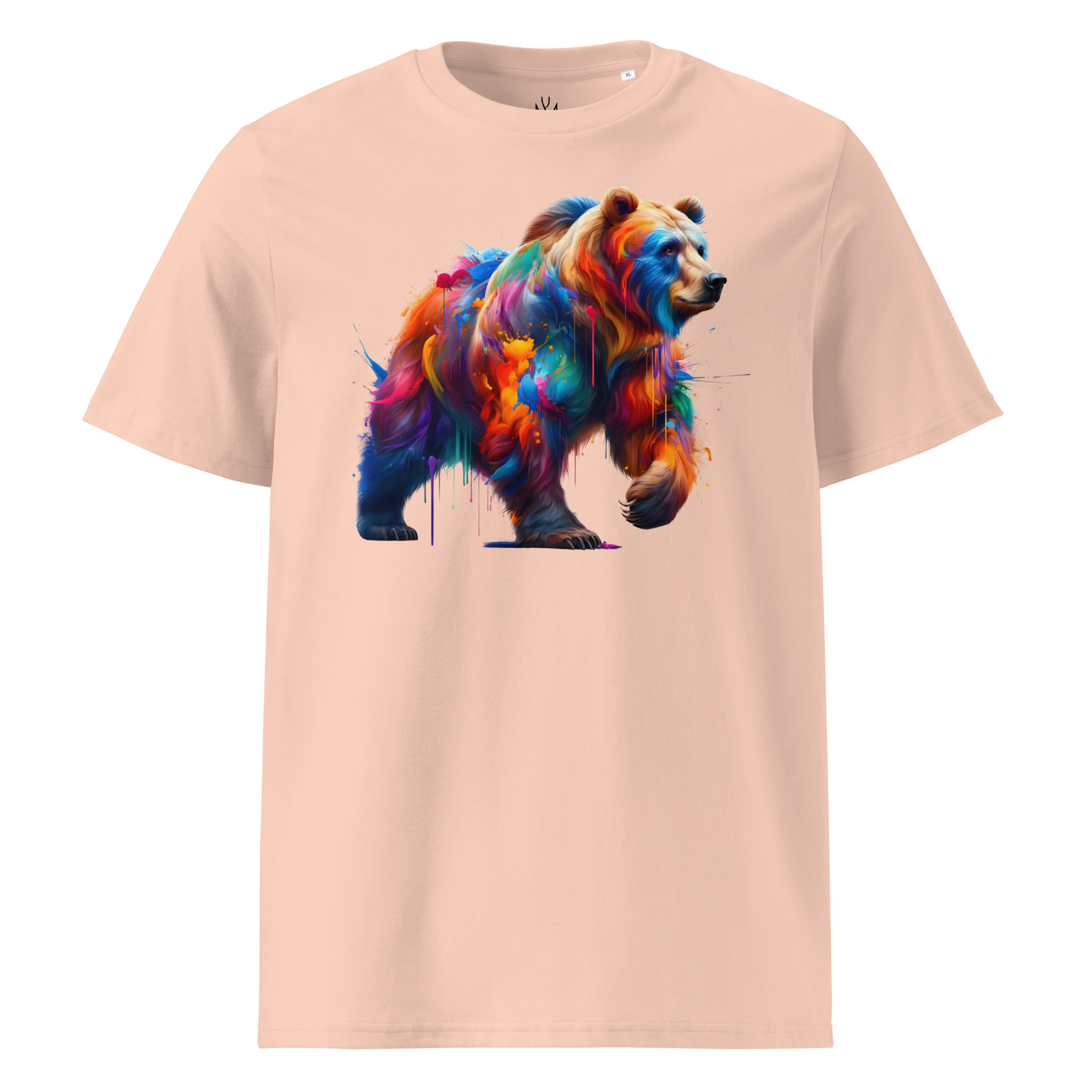 Krāsainais LĀCIS. Unisex organiskās kokvilnas t-krekls