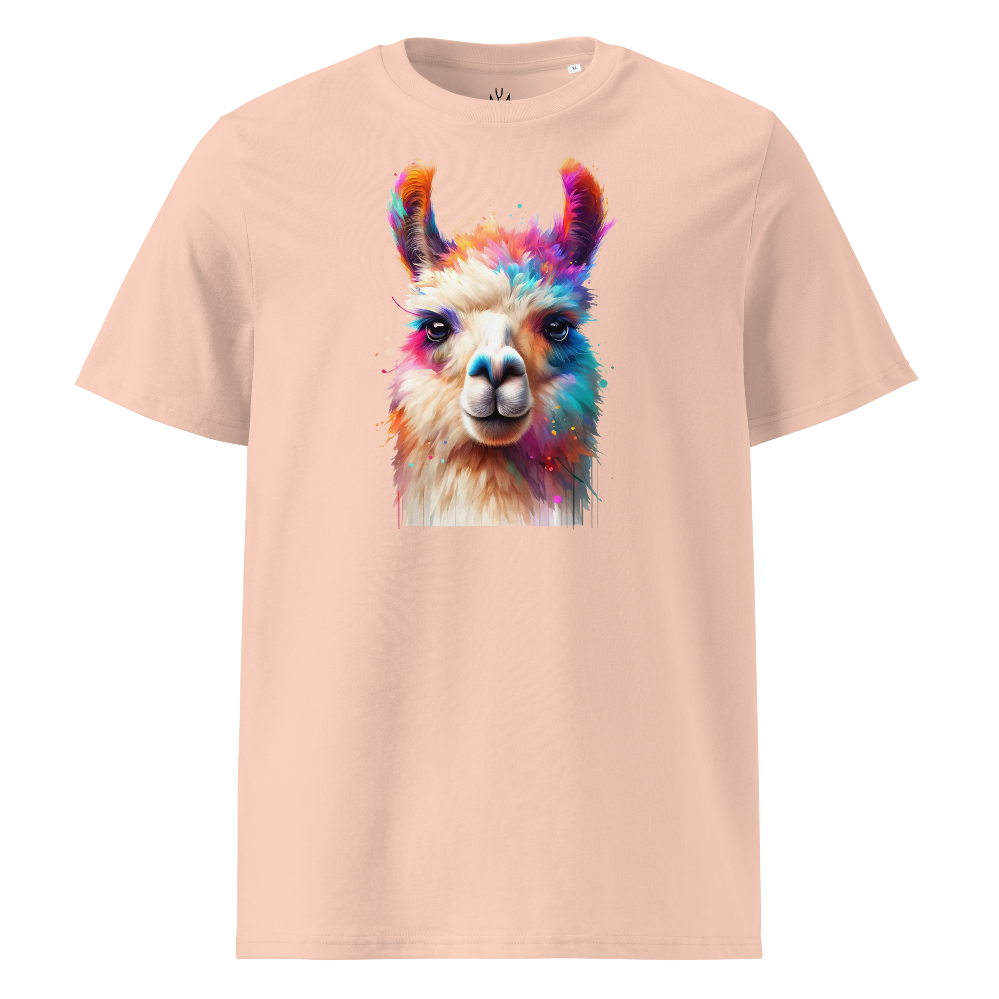 Colorful LAMA Unisex Organic Cotton T-Shirt