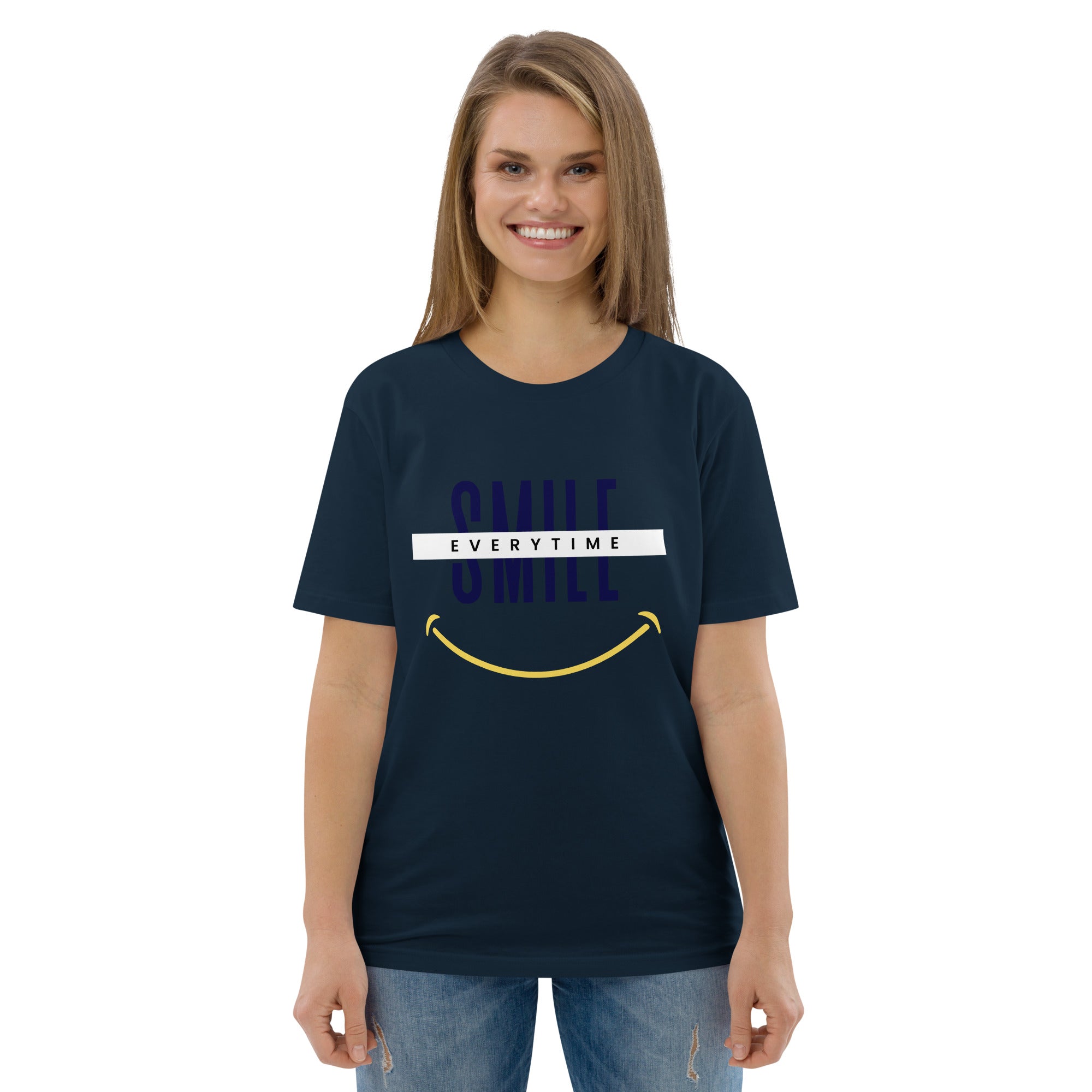 Smile everytime. Unisex organic cotton t-shirt