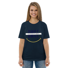 Smile everytime. Unisex organic cotton t-shirt