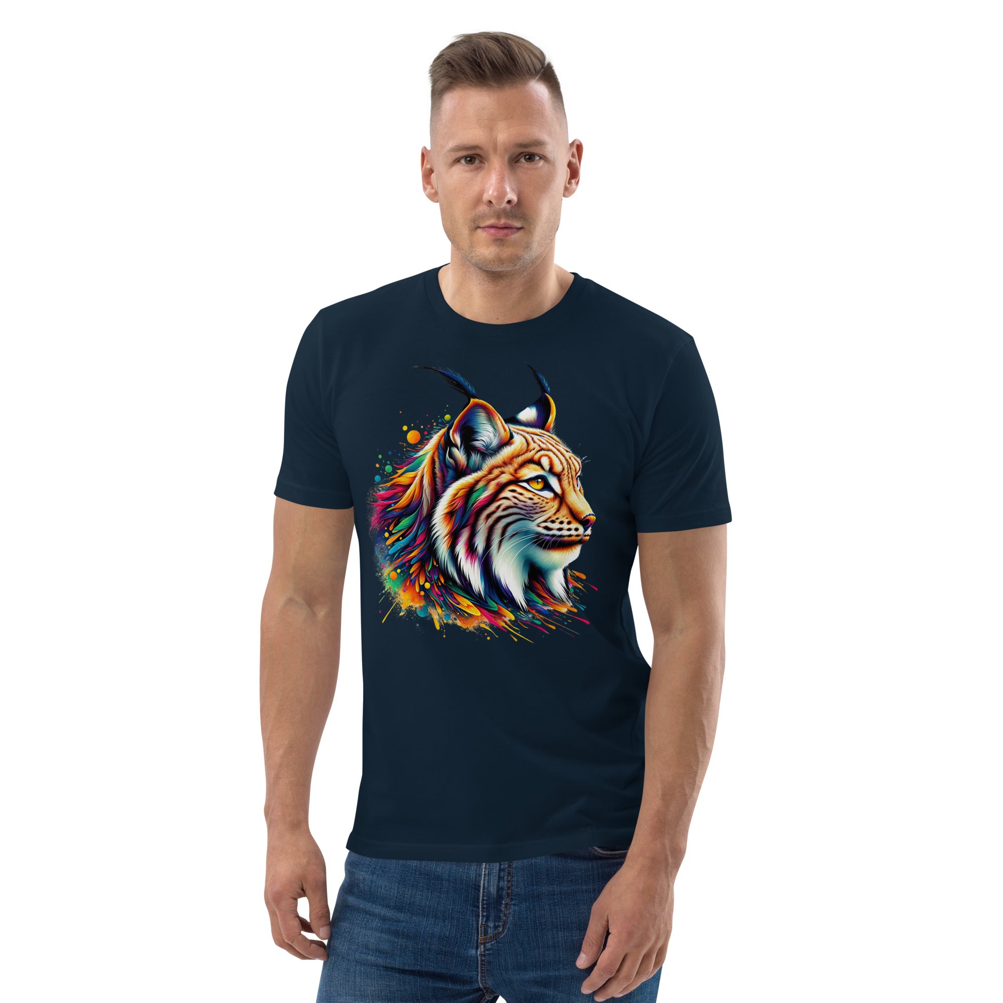 Apburošā Lūša maģija. Unisex organiskās kokvilnas T-krekls.