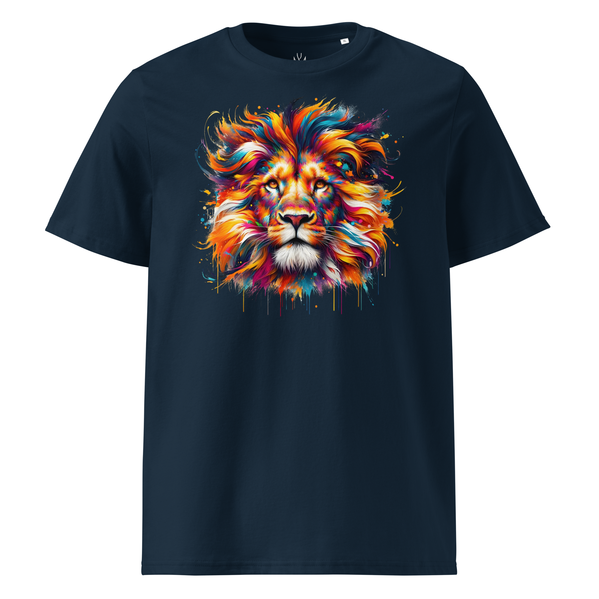 Colorful LION Unisex Organic Cotton T-Shirt