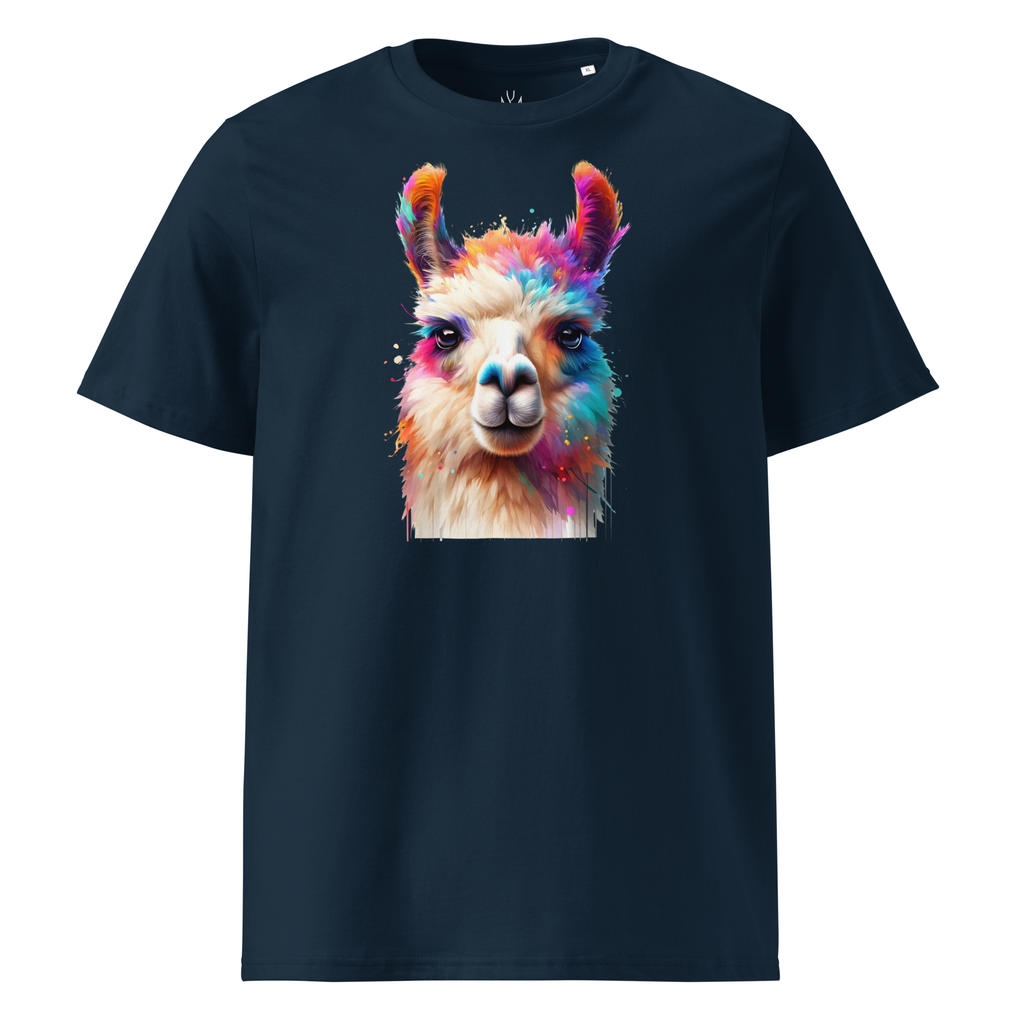 Colorful LAMA Unisex Organic Cotton T-Shirt