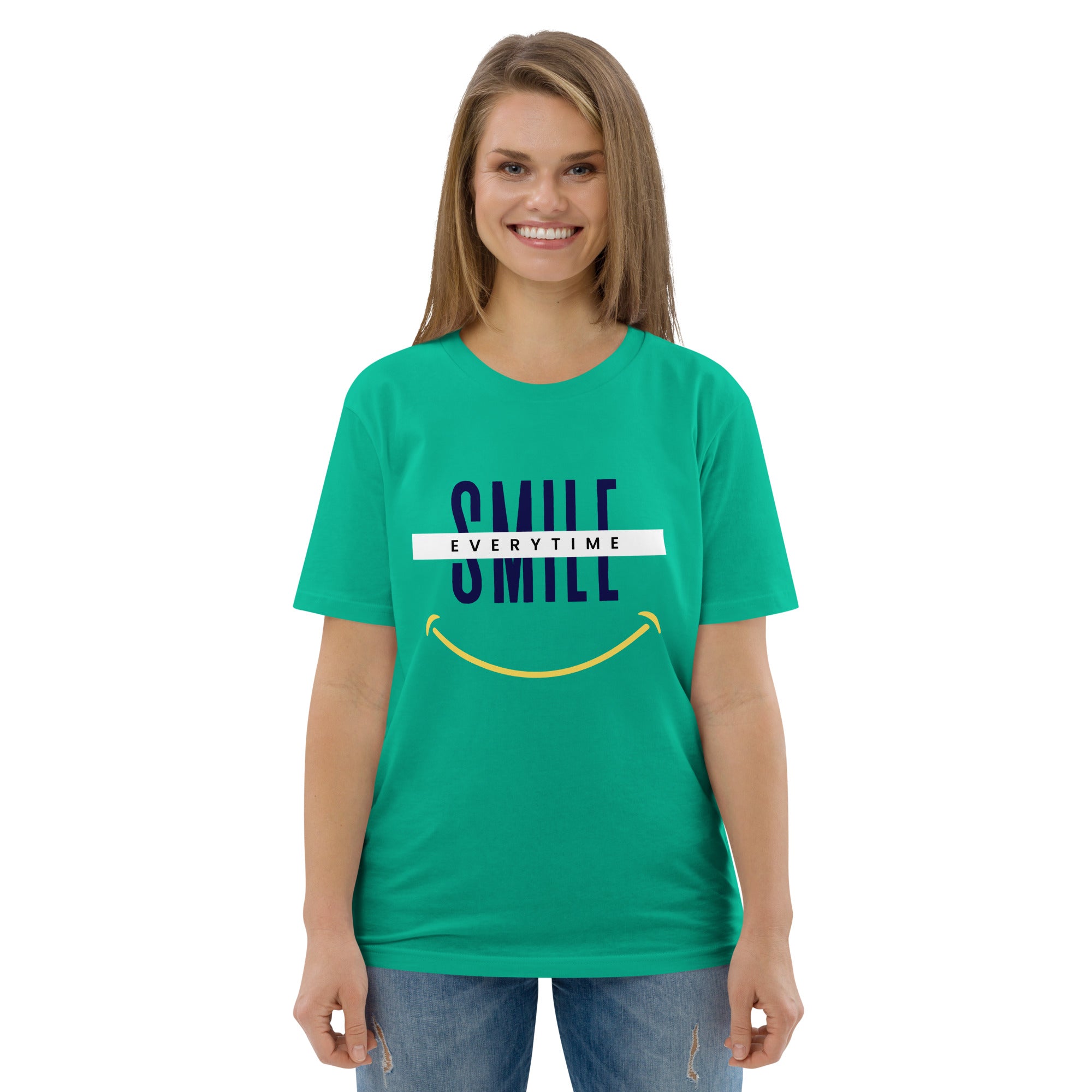 Smile everytime. Unisex organic cotton t-shirt
